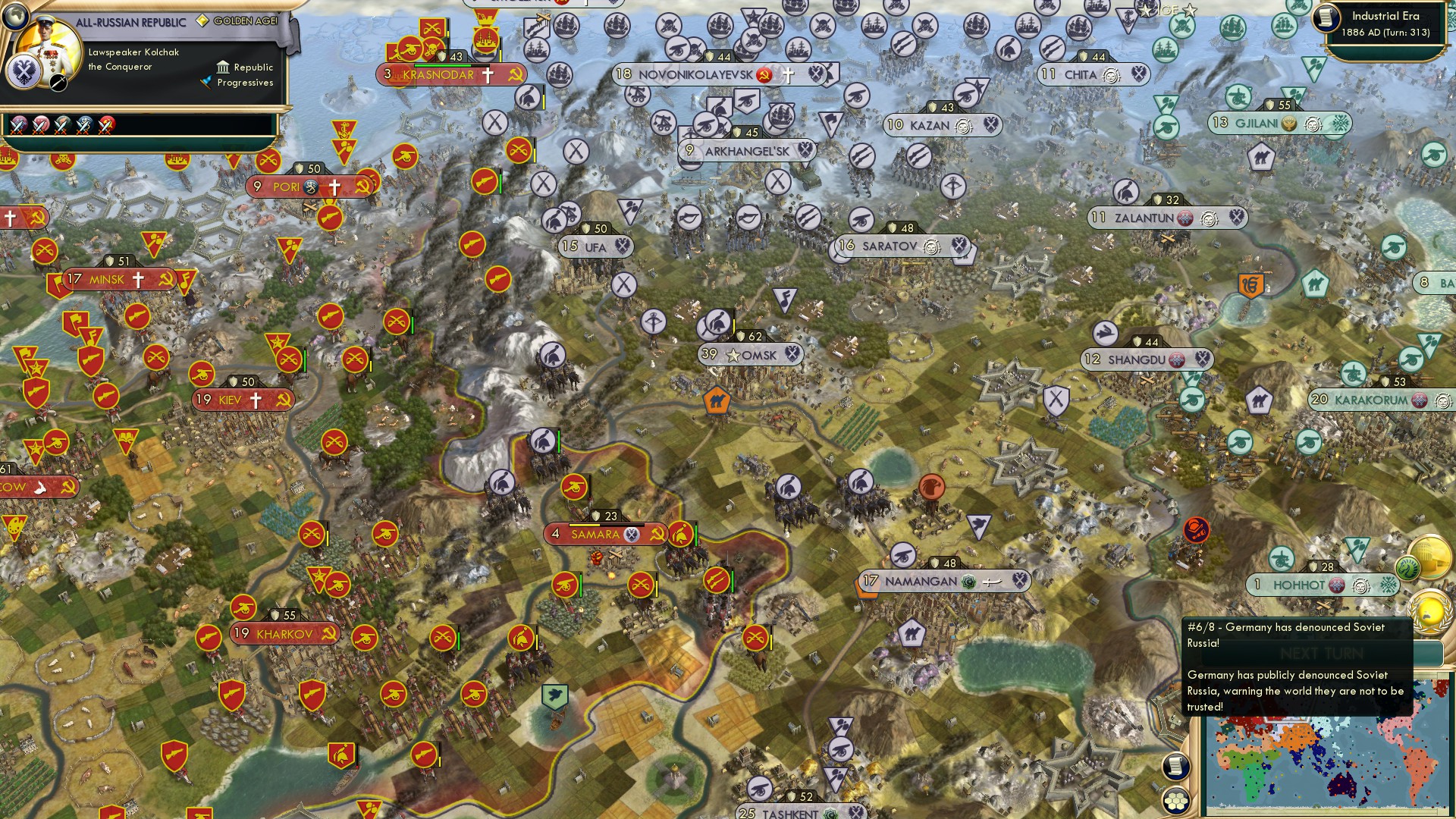 CBR In-Game Screenshot of Clash of ideologies