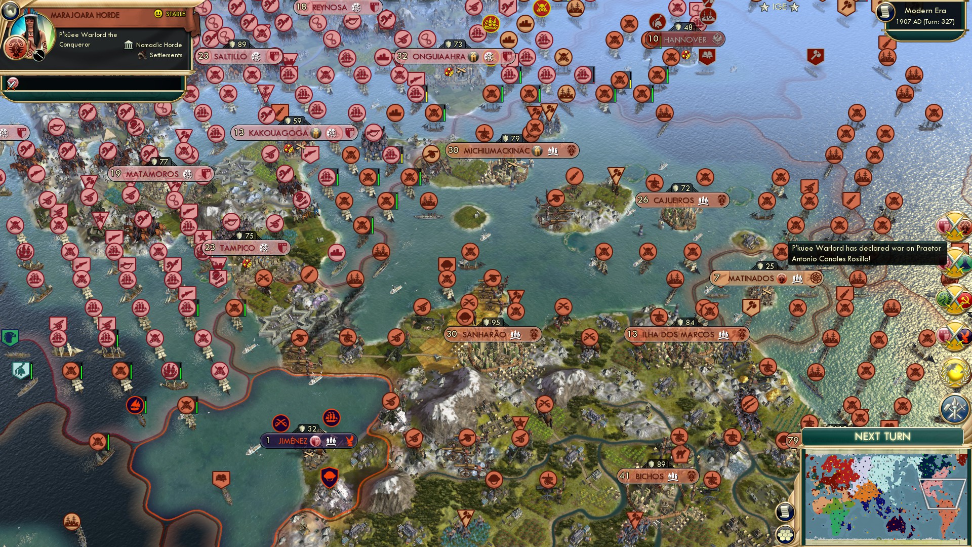 CBR In-Game Screenshot of American destiny