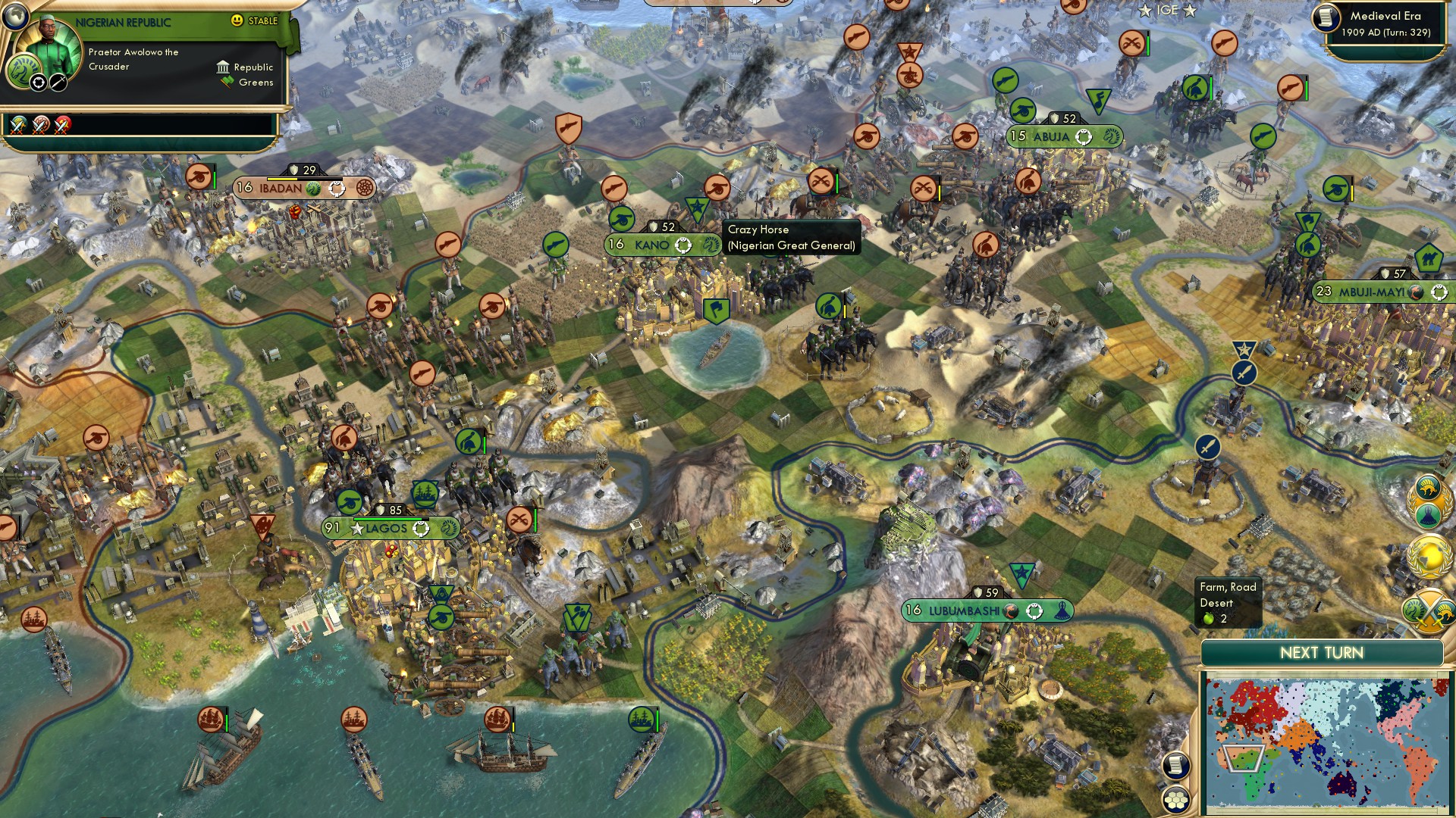 CBR In-Game Screenshot of Horsin’ around