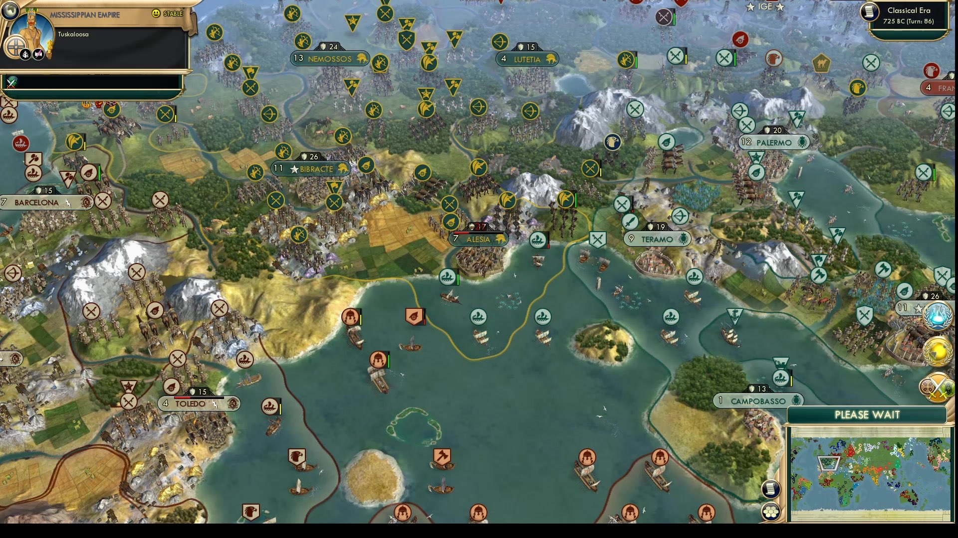 CBR In-Game Screenshot of The Great War Grinds On