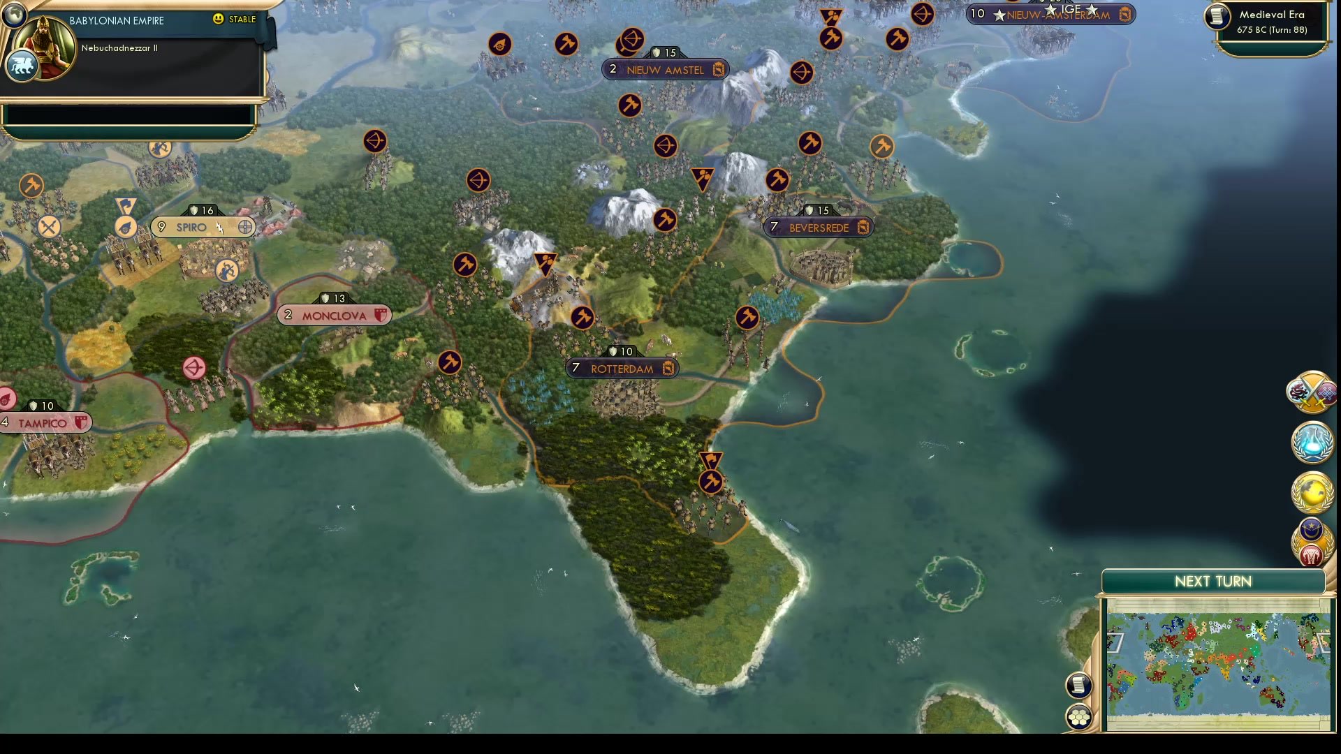 CBR In-Game Screenshot of Intermission for the Beavers