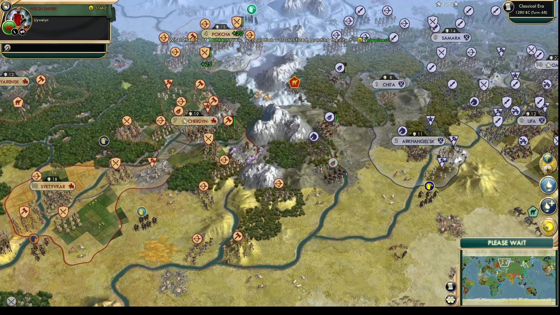 CBR In-Game Screenshot of The War that Wasn’t