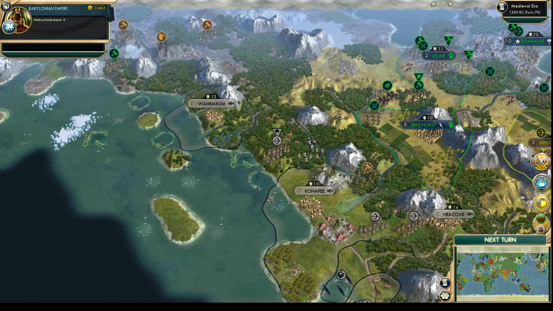 CBR In-Game Screenshot of Northern Migration