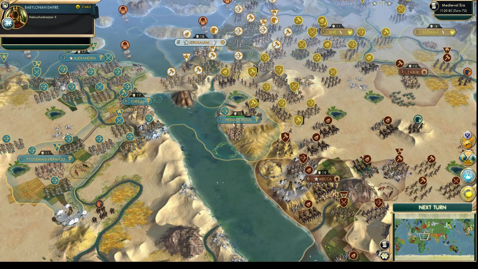 CBR In-Game Screenshot of Putting Red in the Red Sea