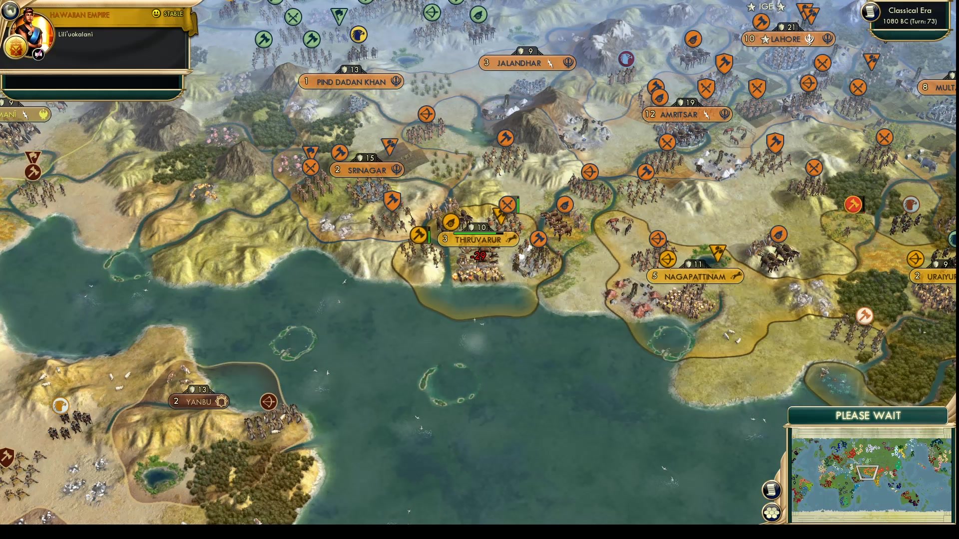 CBR In-Game Screenshot of Southern March