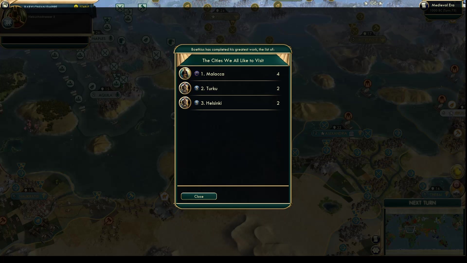 CBR In-Game Screenshot of Beacons of the Ancient World