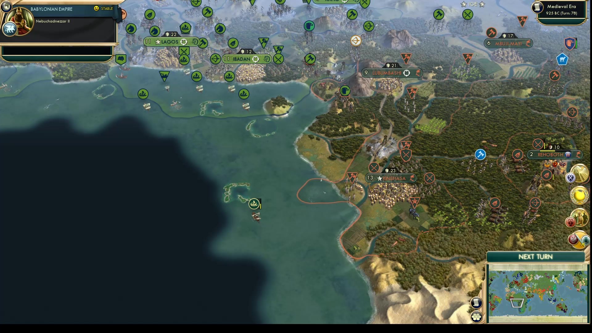 CBR In-Game Screenshot of Morenga Stumbles