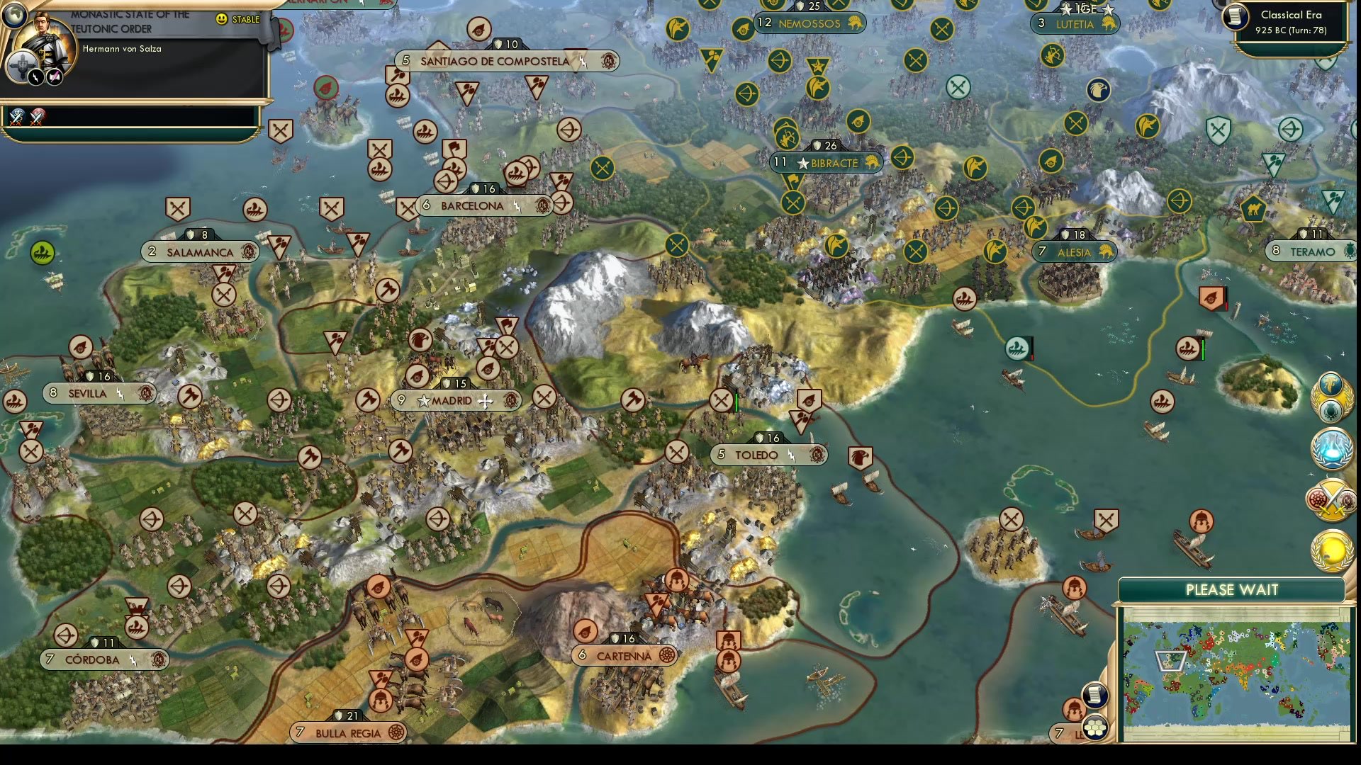 CBR In-Game Screenshot of Reconquista Time