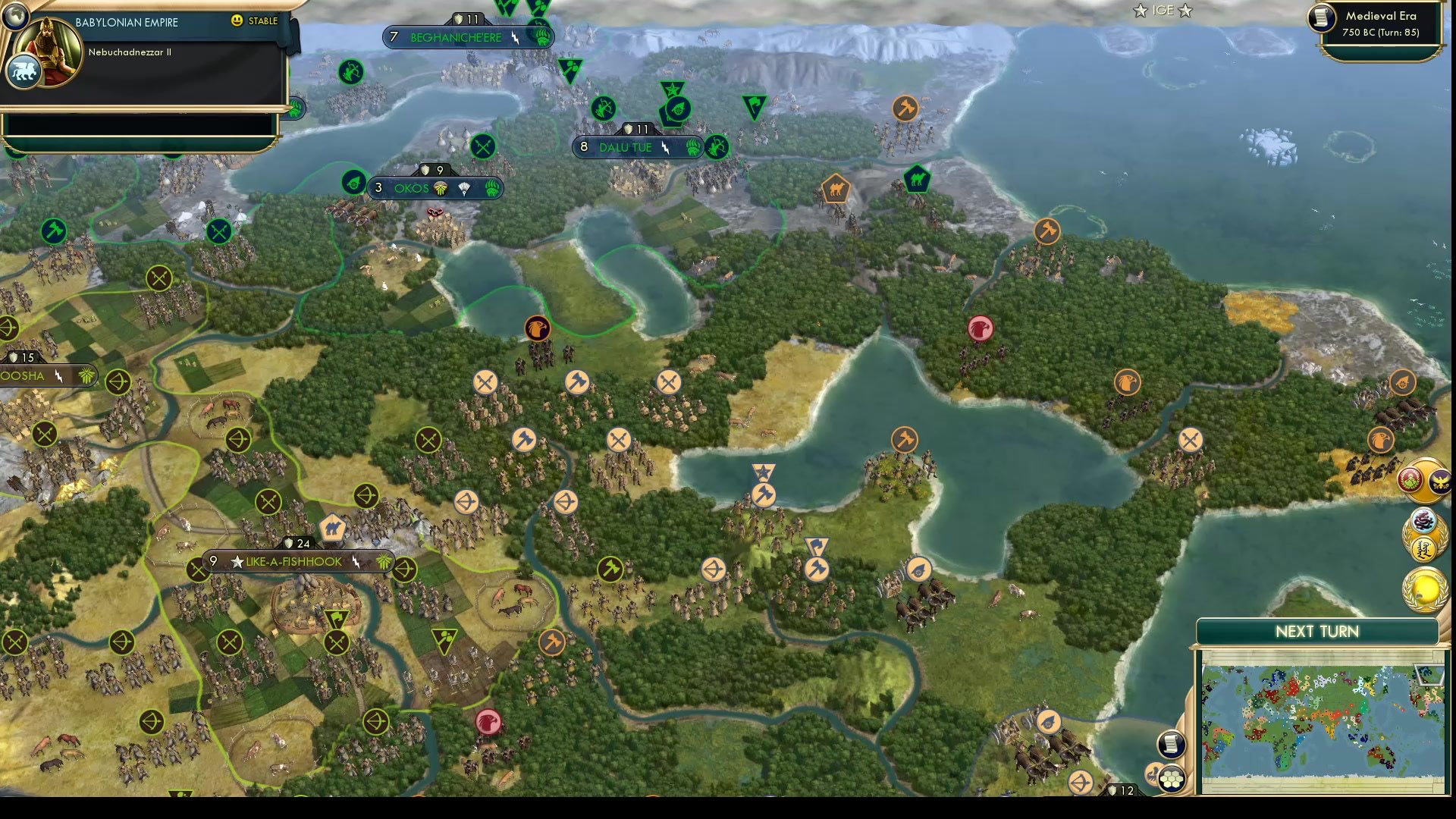 CBR In-Game Screenshot of Heading Upriver