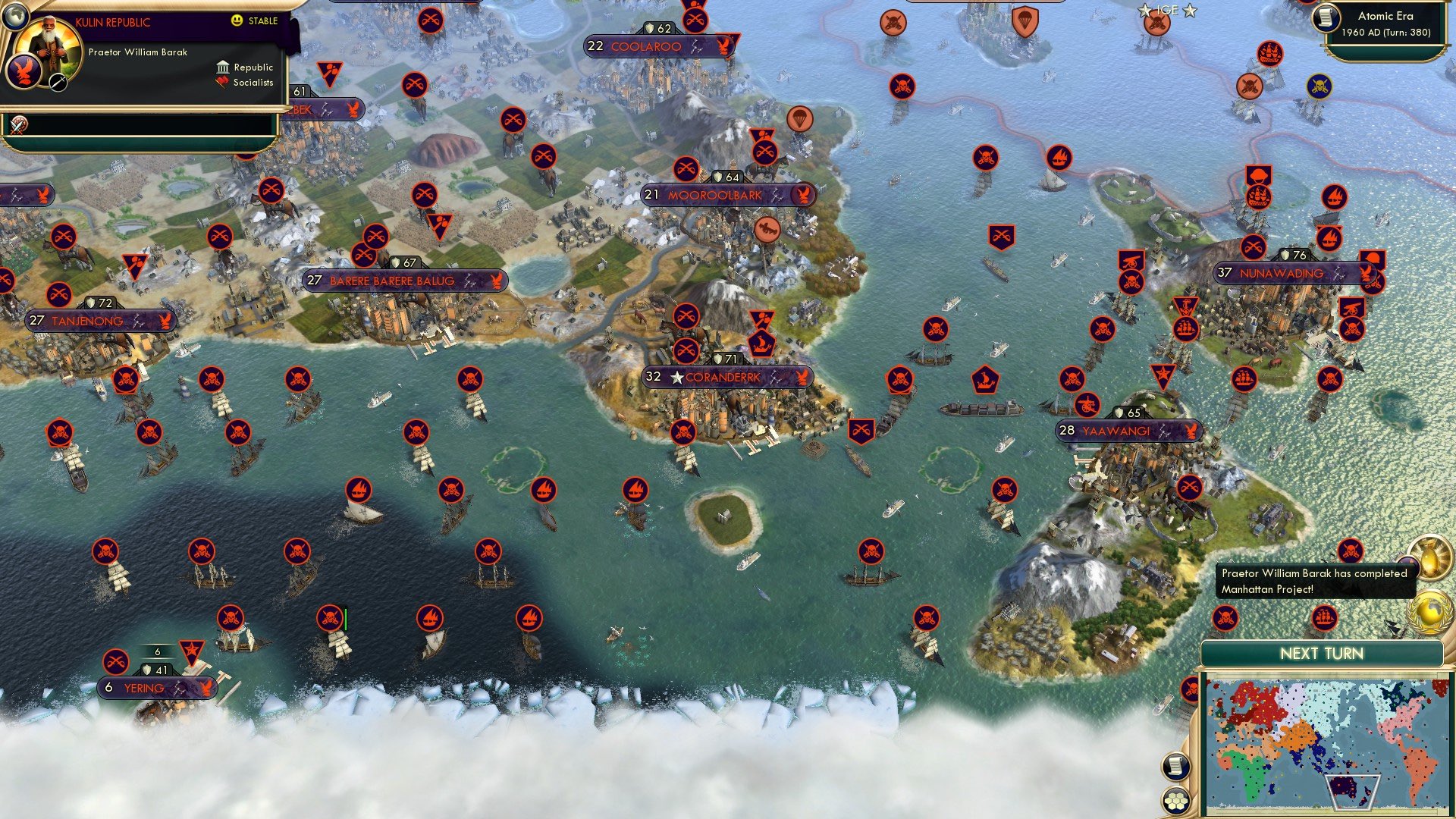 CBR In-Game Screenshot of Big Bomb Down Under