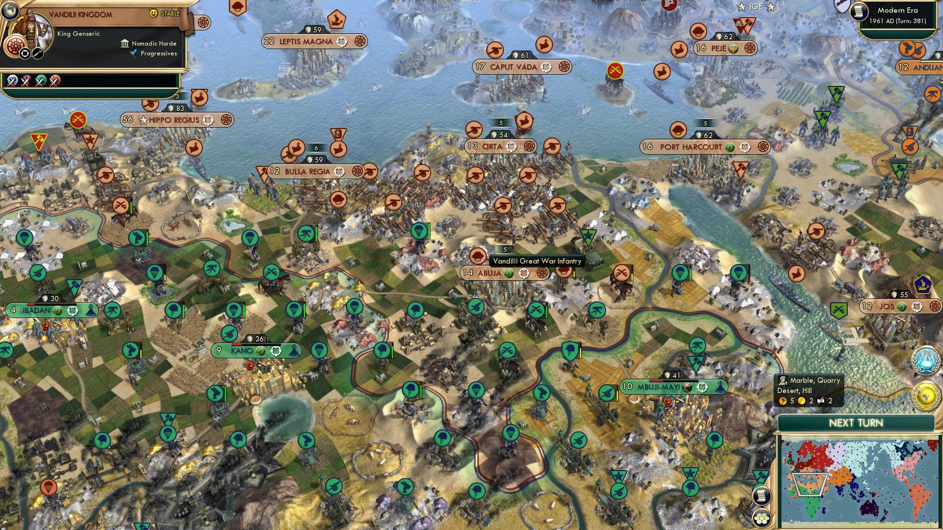 CBR In-Game Screenshot of Run From the Hills