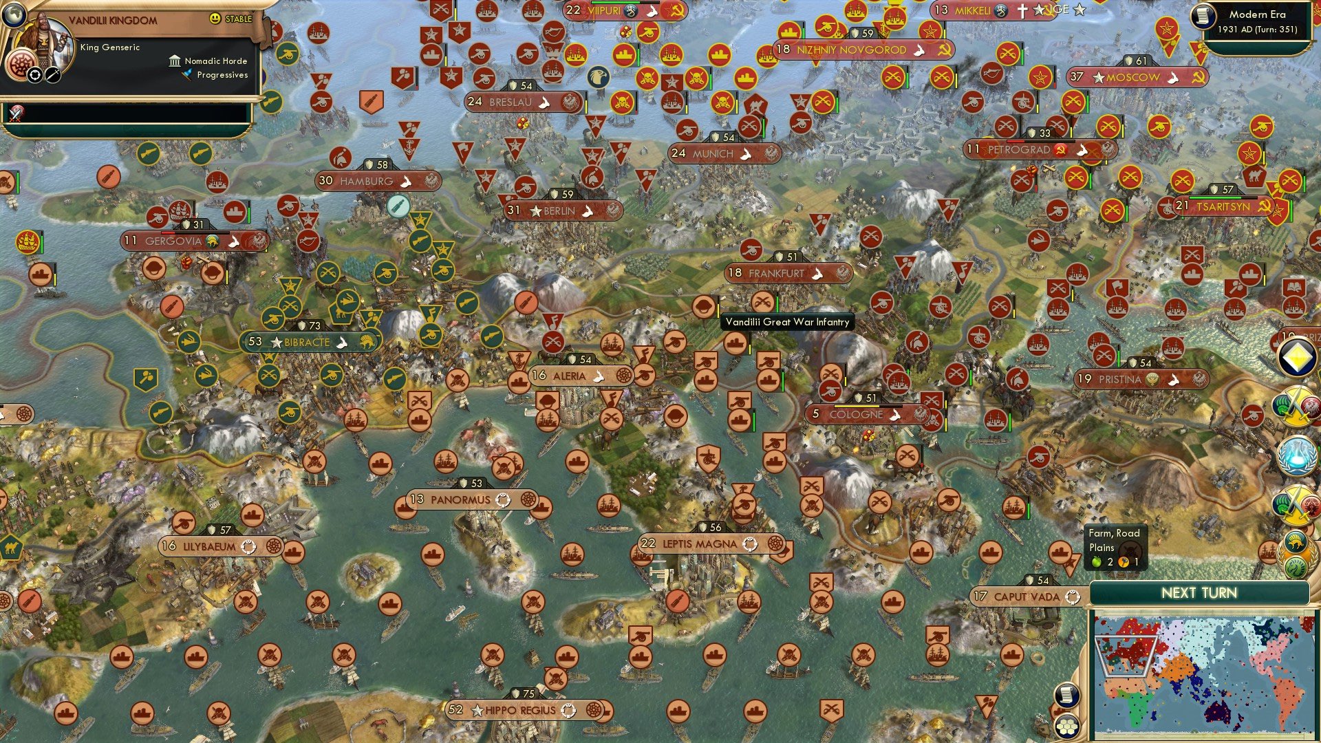 CBR In-Game Screenshot of The Progressive Agenda