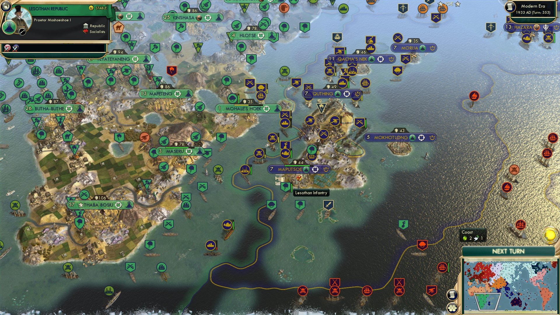 CBR In-Game Screenshot of Madagascar 4: Return of Lesotho