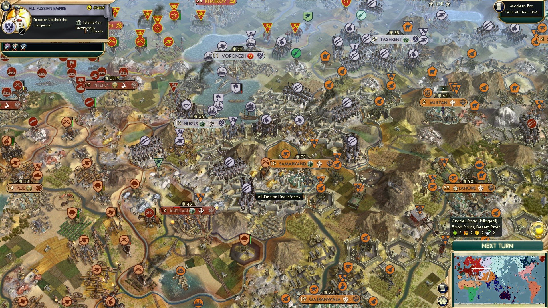 CBR In-Game Screenshot of The White People Watch a War in the Middle East