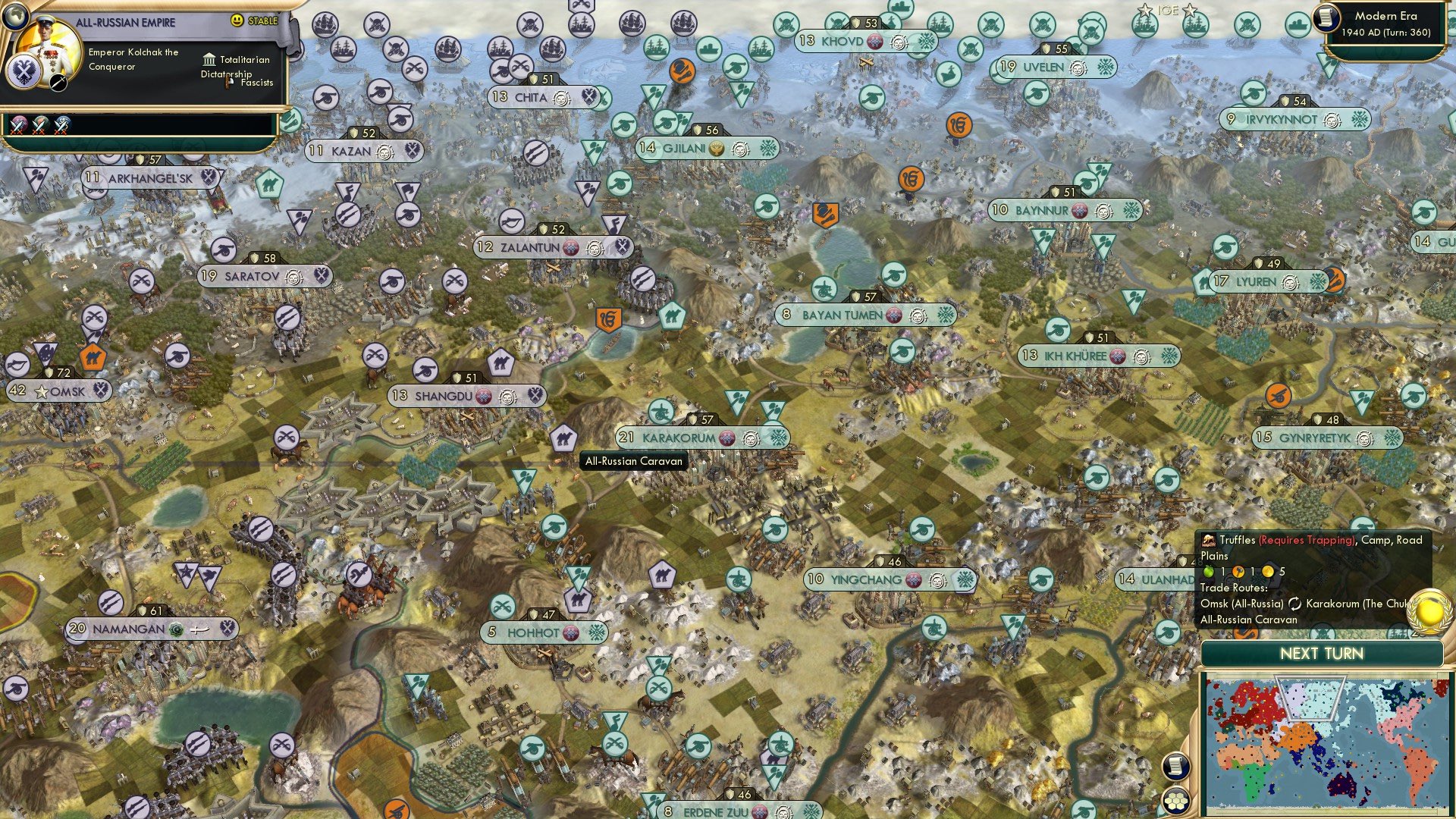 CBR In-Game Screenshot of Trans-Siberian Truce