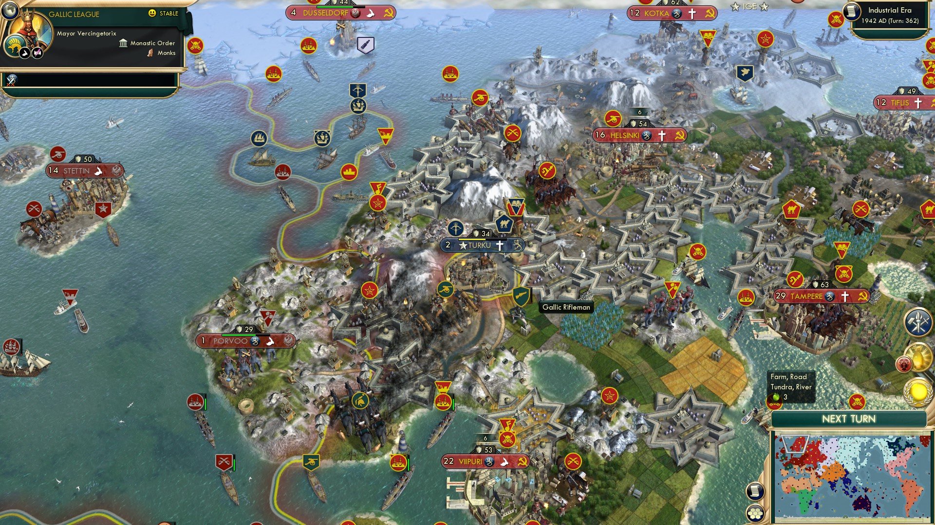 CBR In-Game Screenshot of The Sheer Gaul of these Monks