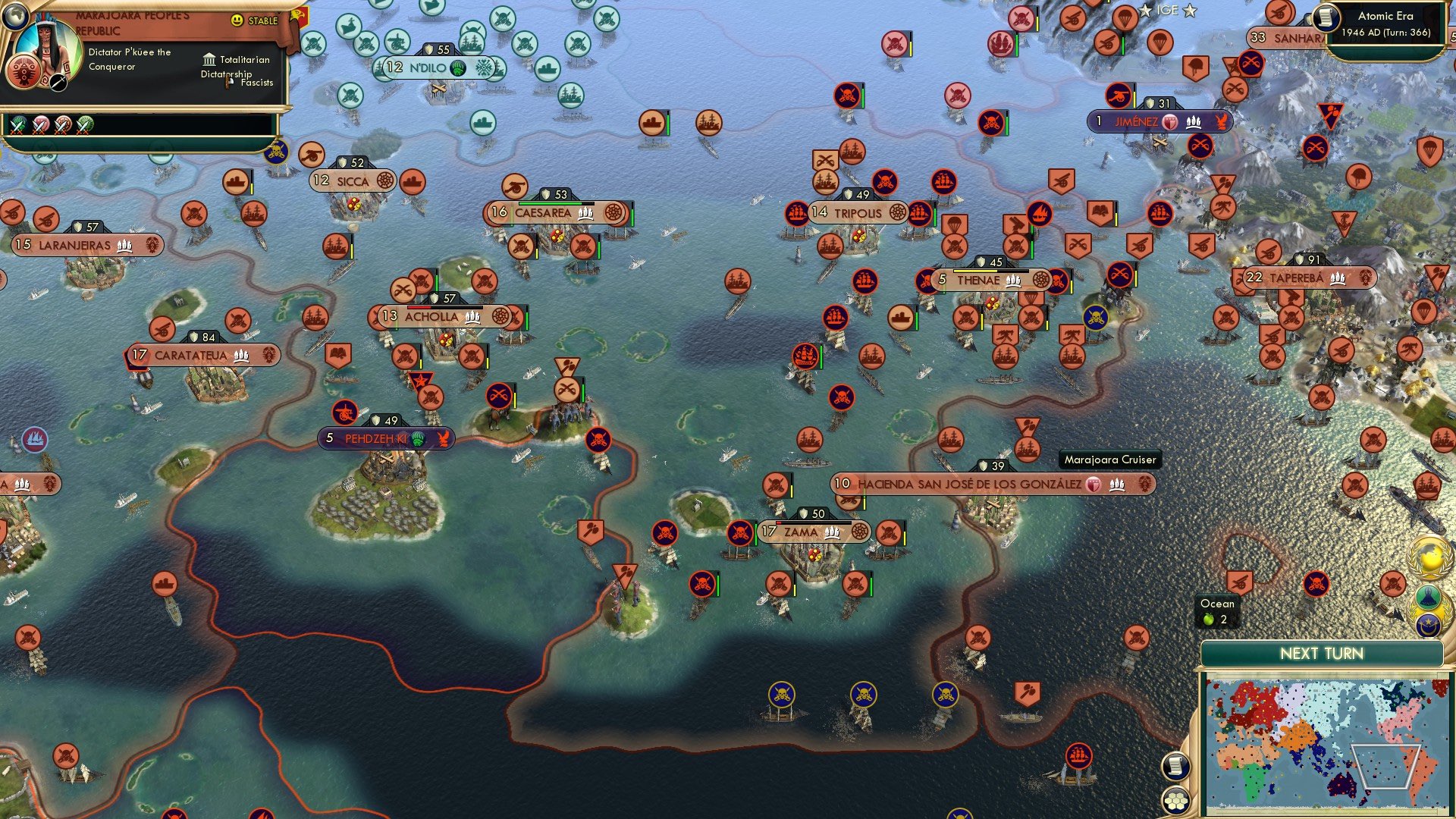 CBR In-Game Screenshot of Island Mopping