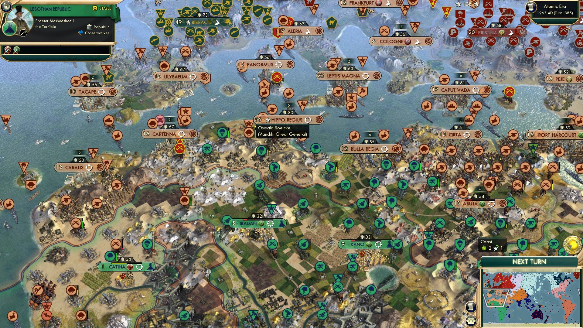 CBR In-Game Screenshot of Moshoeshoe at the Gate