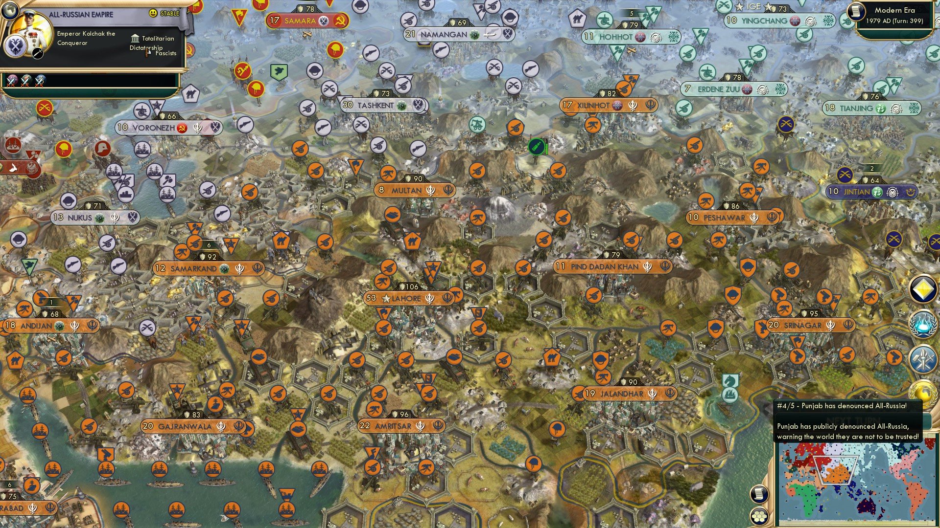 CBR In-Game Screenshot of Shame About Those Mountains