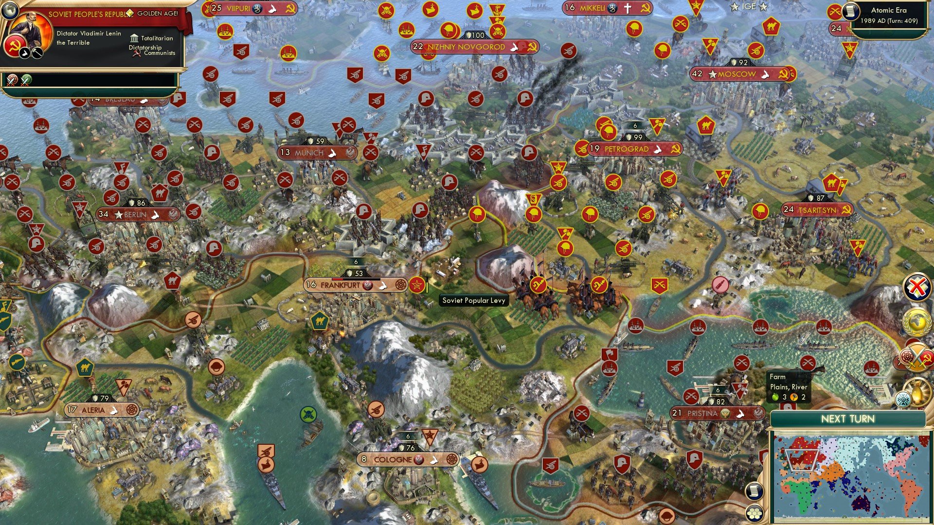 CBR In-Game Screenshot of Wars in All Directions
