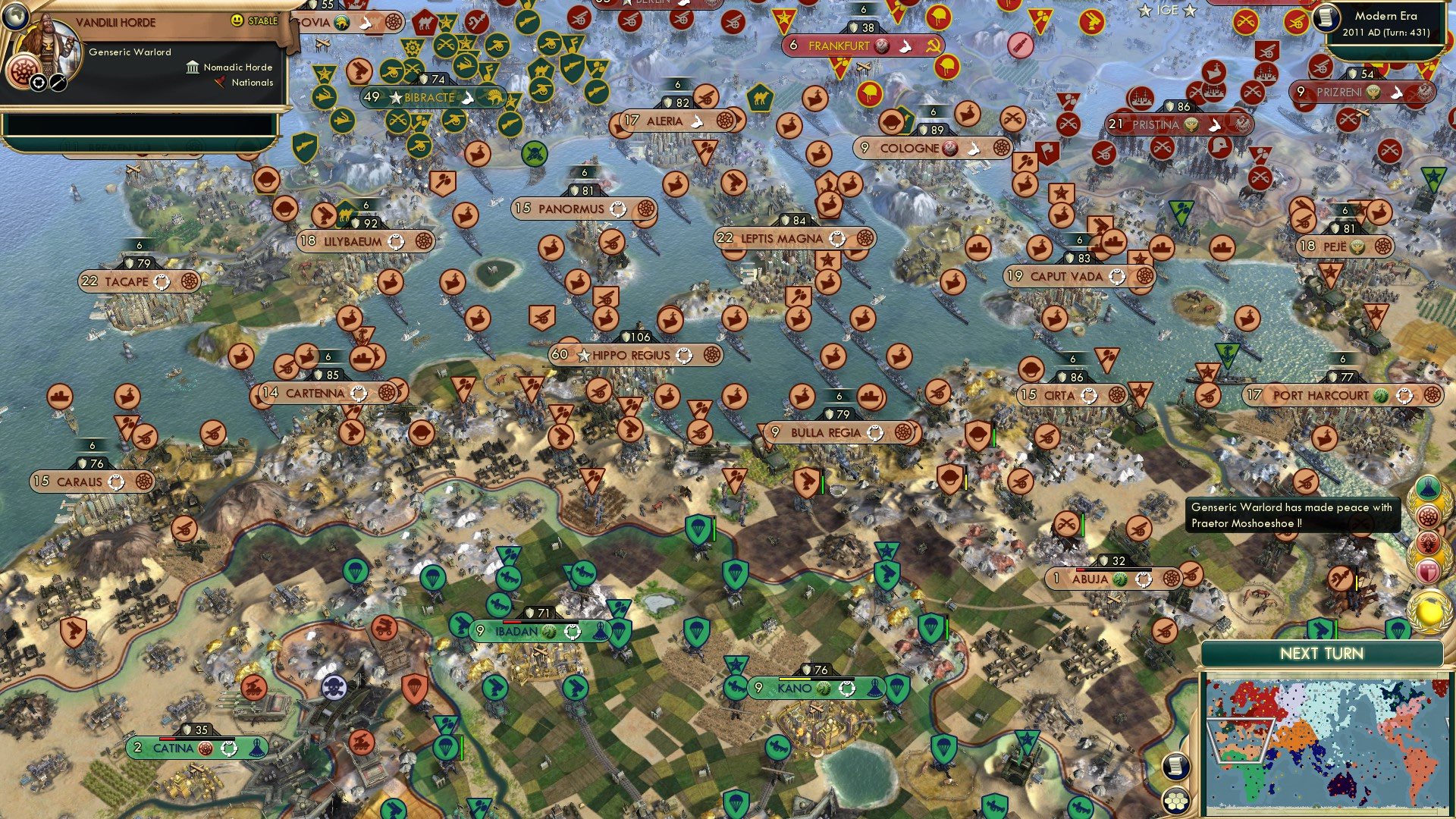 CBR In-Game Screenshot of The End of CAV