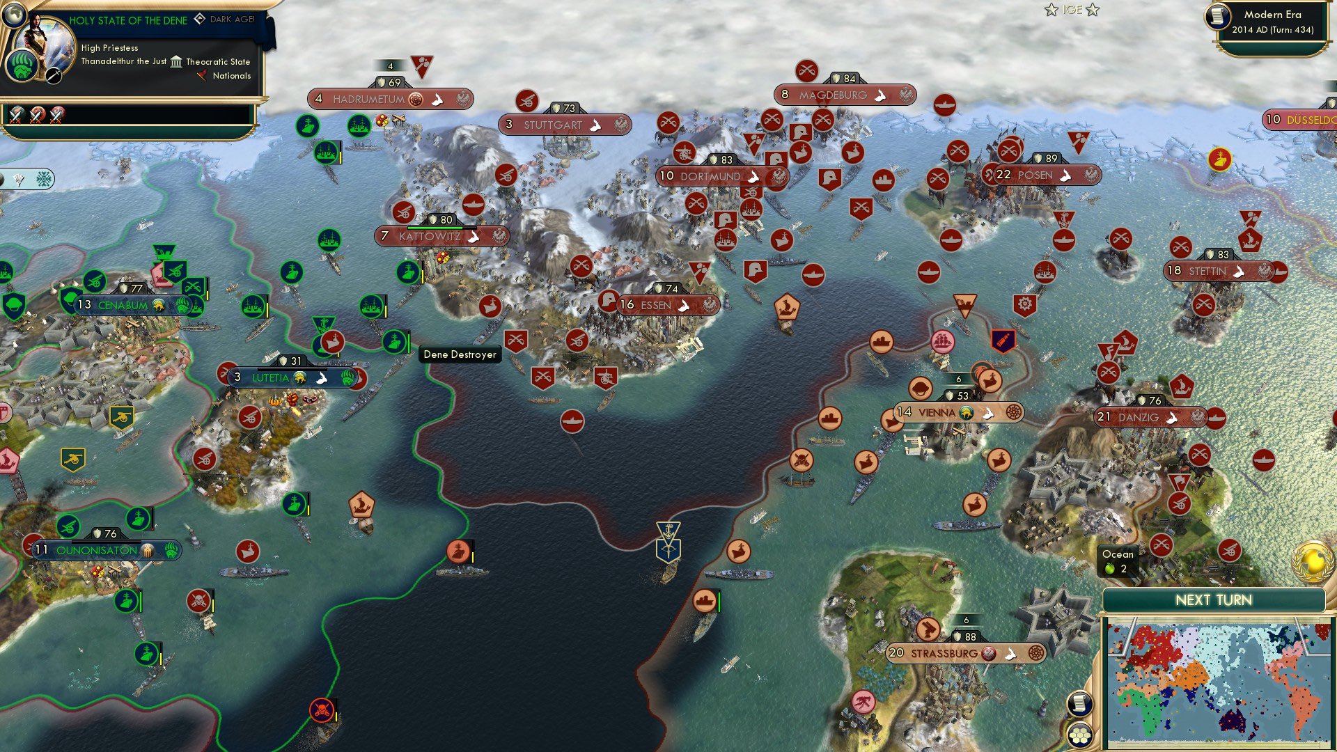 CBR In-Game Screenshot of Wilhelm.