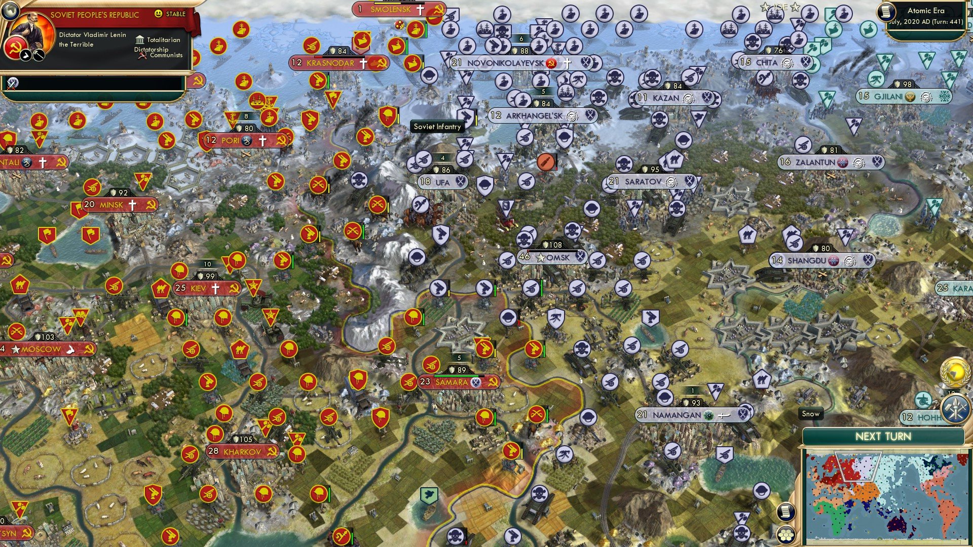 CBR In-Game Screenshot of Opening Volleys