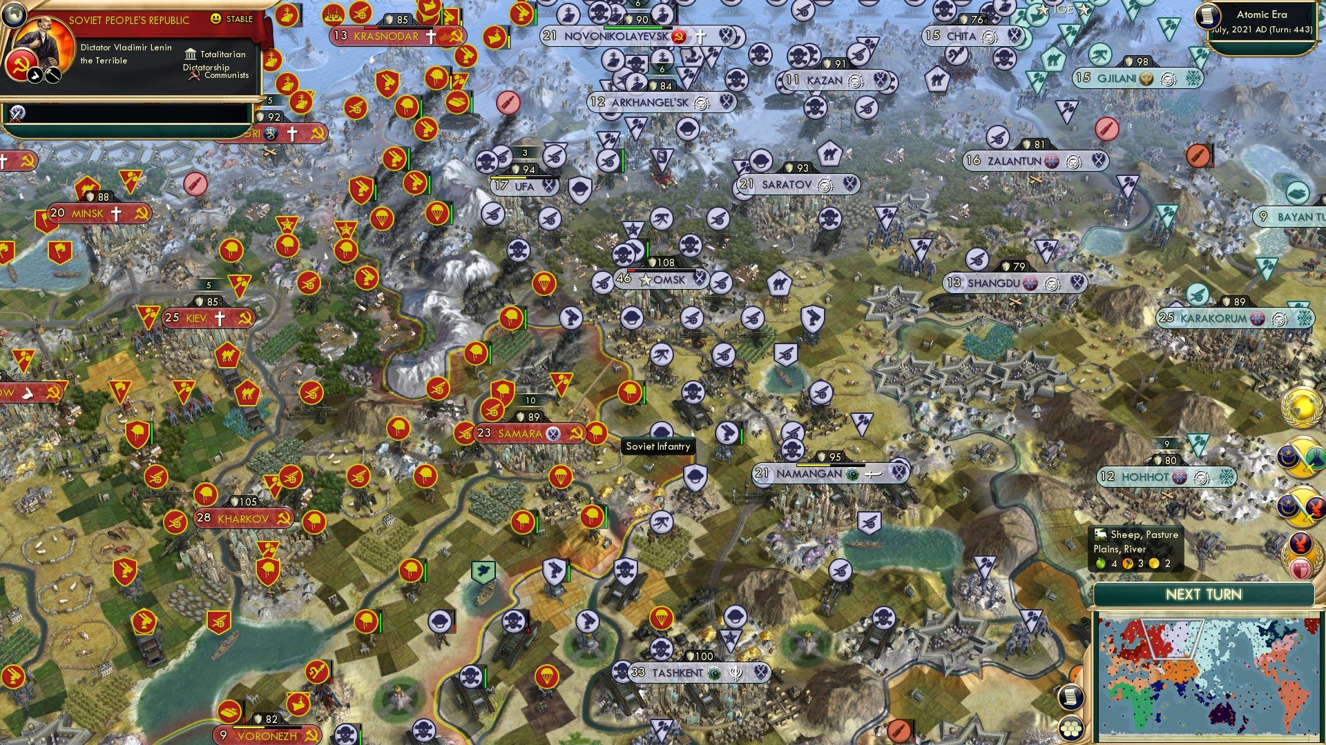 CBR In-Game Screenshot of Siberian Slugfest