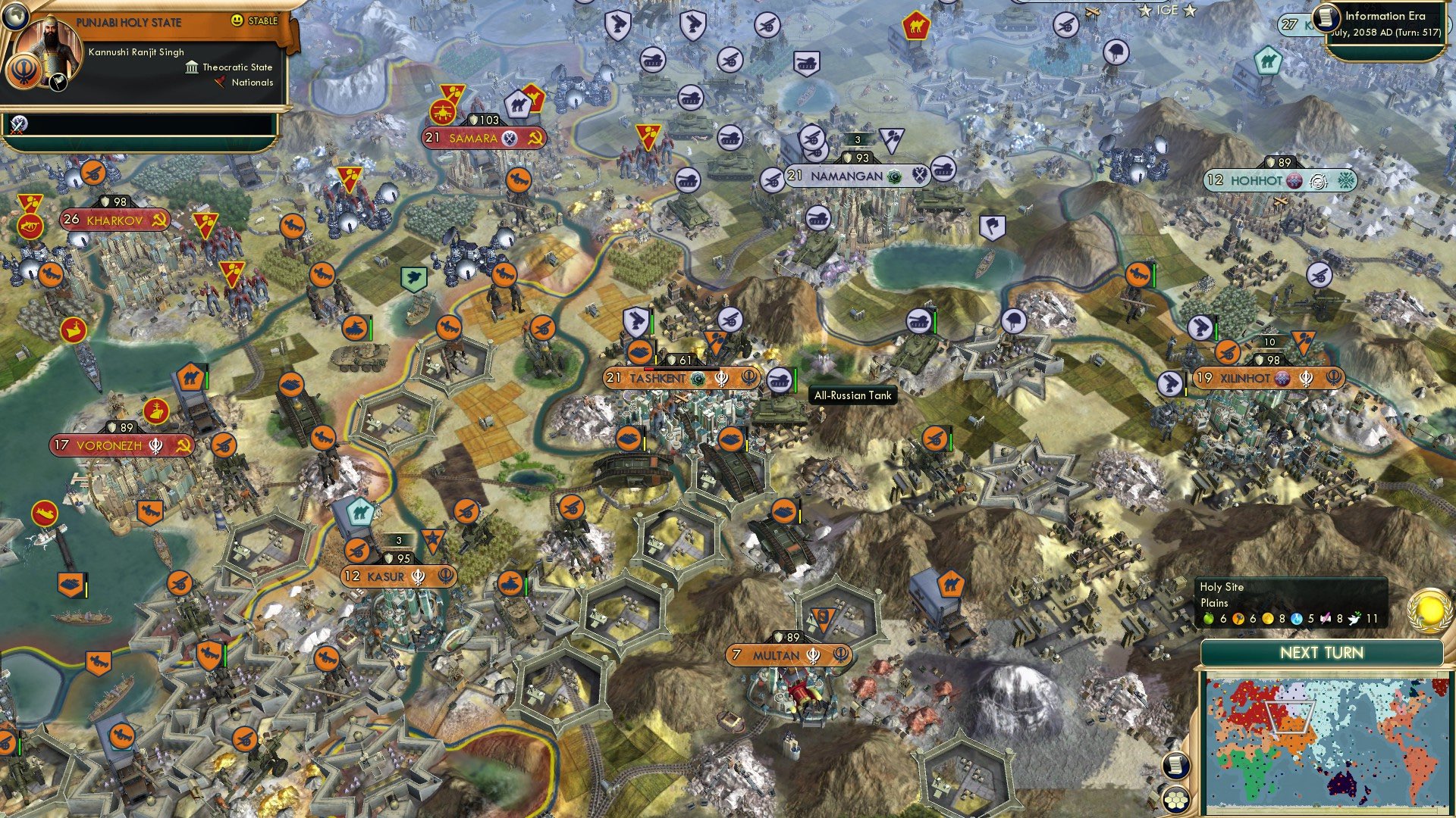 CBR In-Game Screenshot of The Tank Of Tashkent