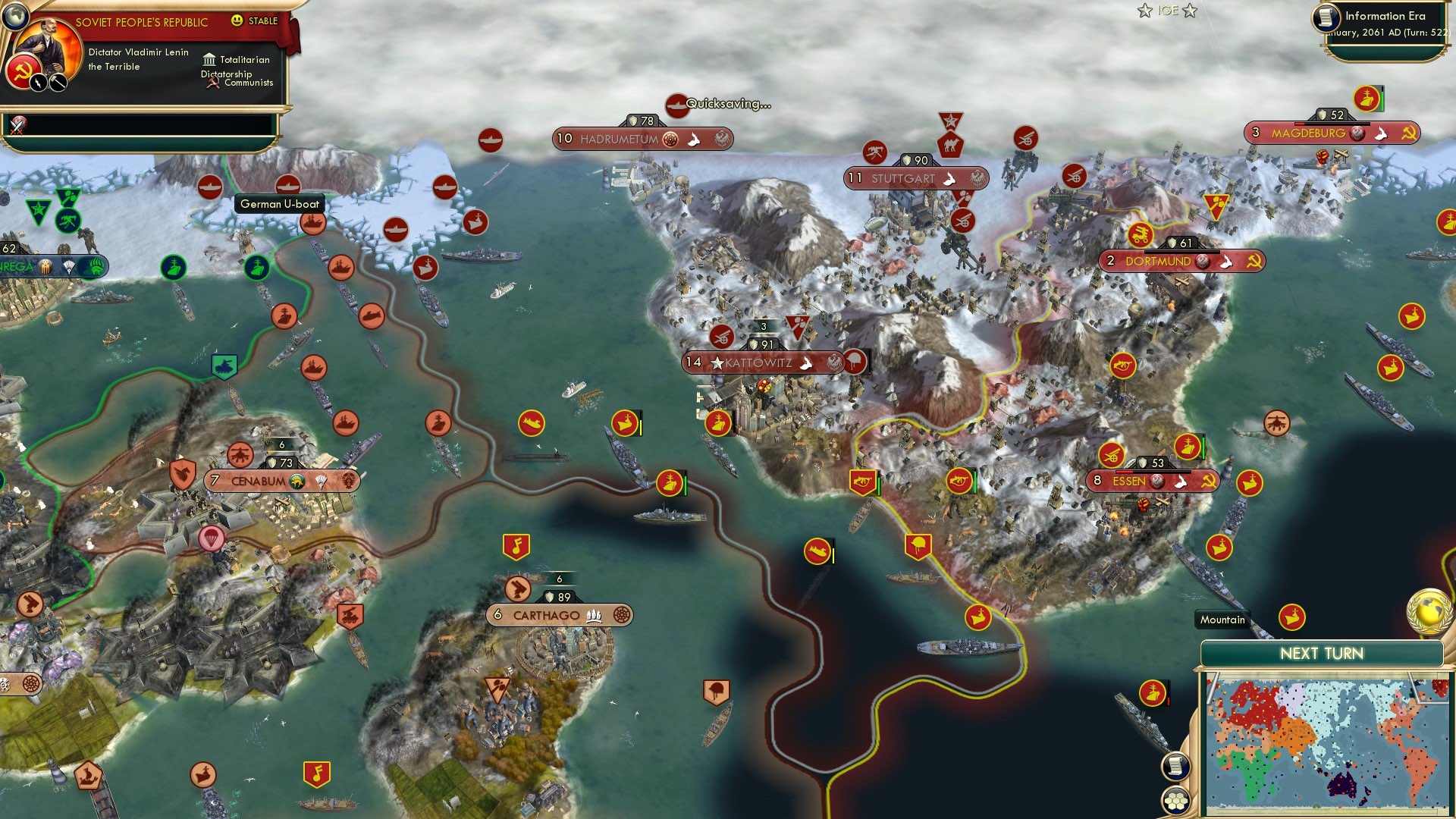 CBR In-Game Screenshot of Western Worries