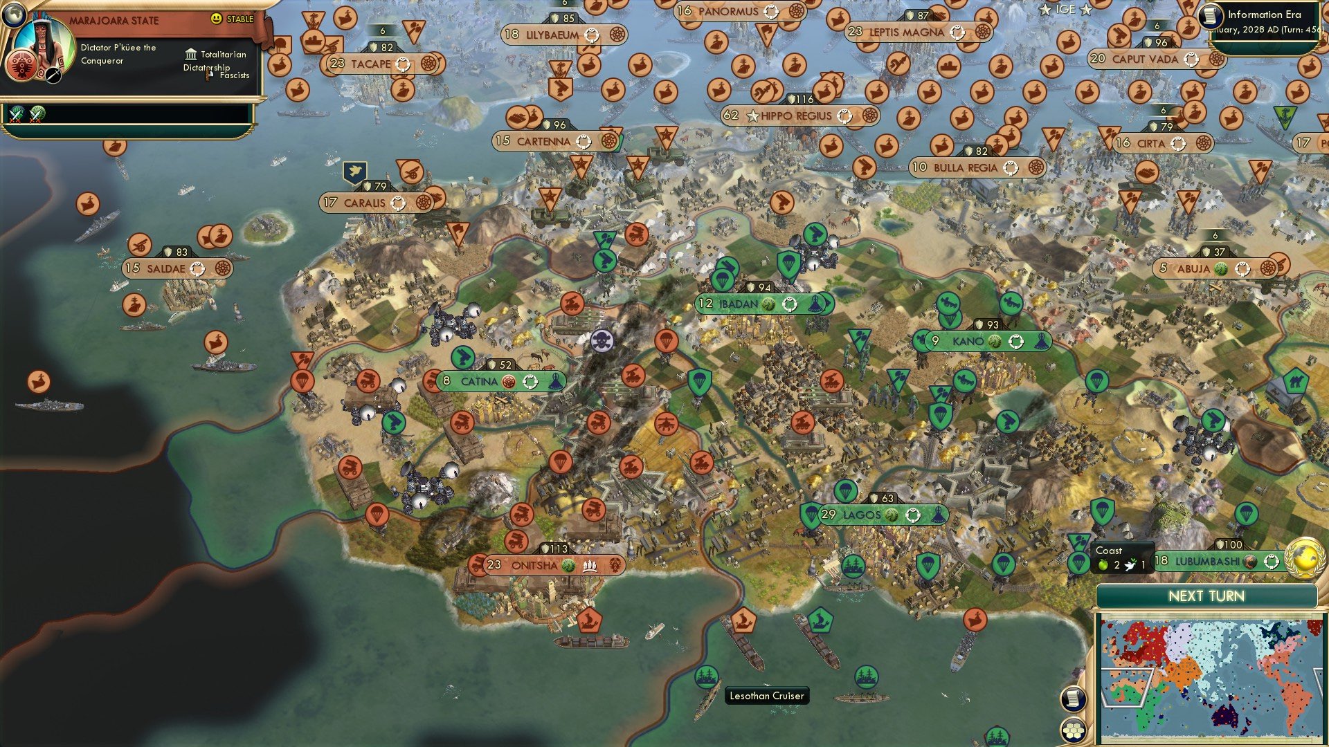 CBR In-Game Screenshot of Friendly Army