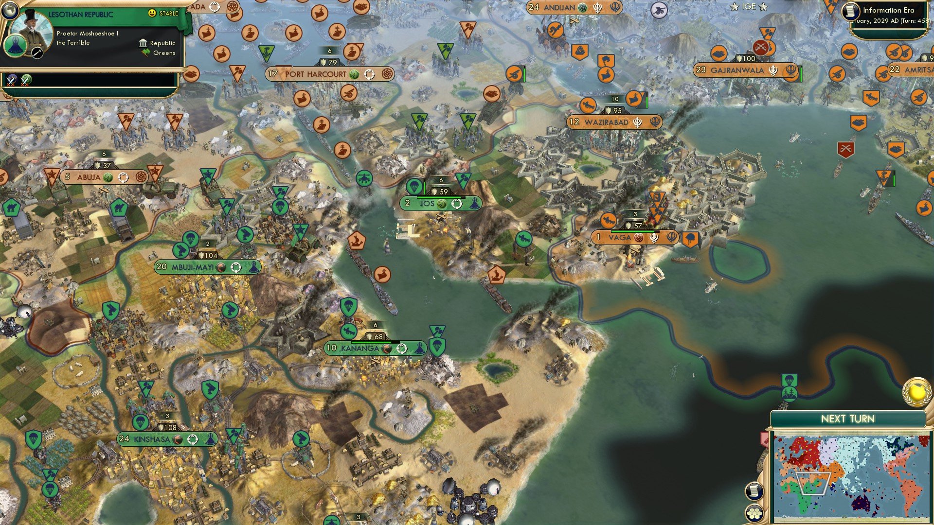 CBR In-Game Screenshot of The Red Sea Sharks