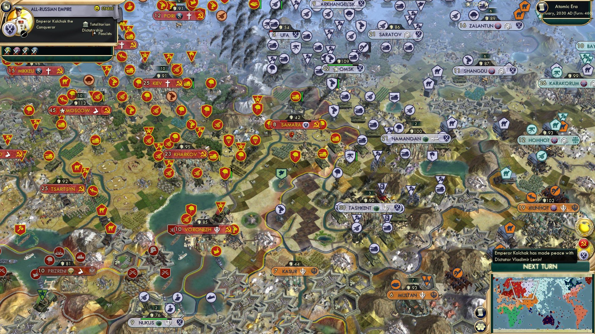 CBR In-Game Screenshot of Mother Russia’s Grasp