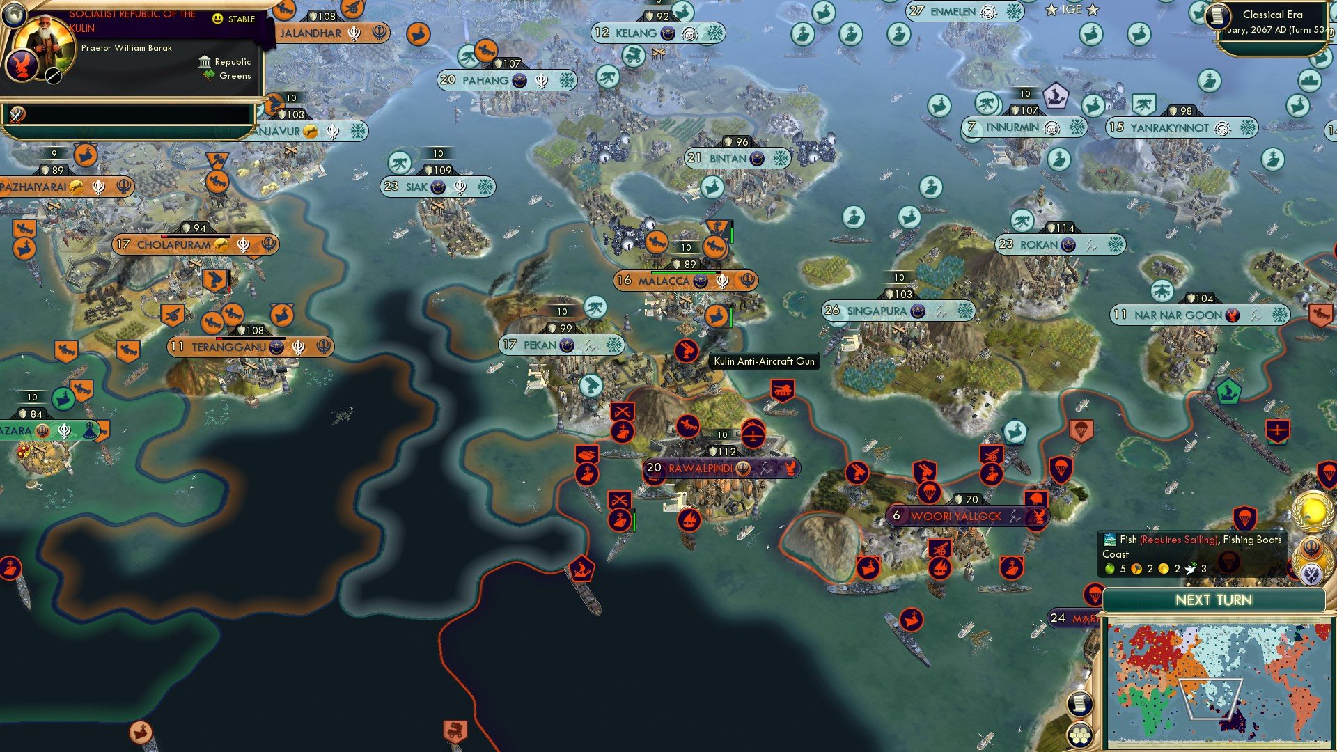 CBR In-Game Screenshot of AA Guns, Now with Floaties!