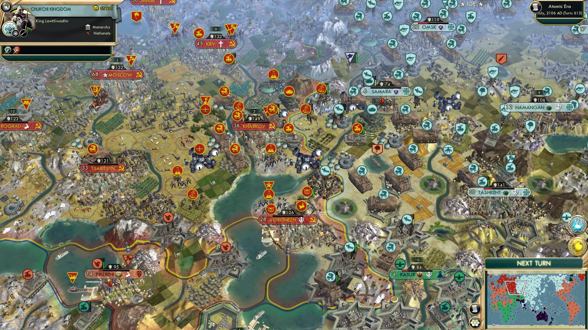 CBR In-Game Screenshot of Race to Moscow