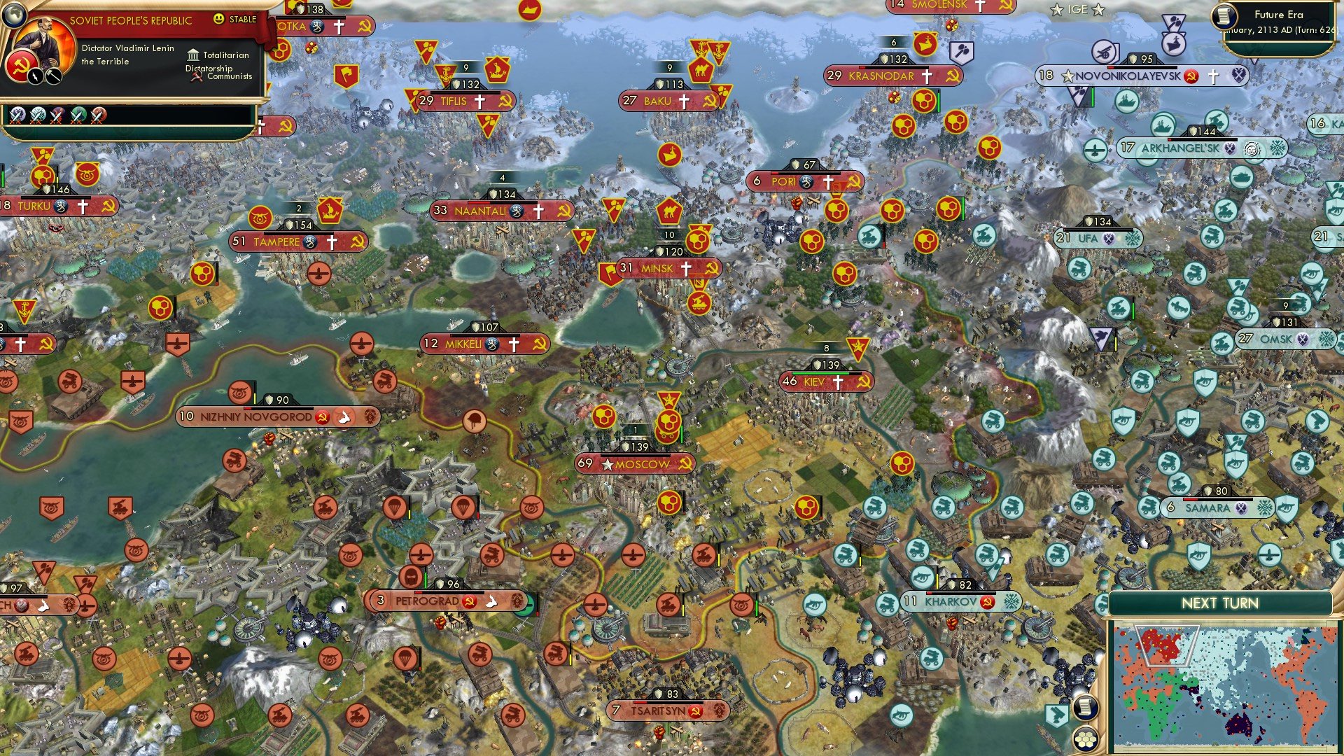 CBR In-Game Screenshot of Race to Moscow