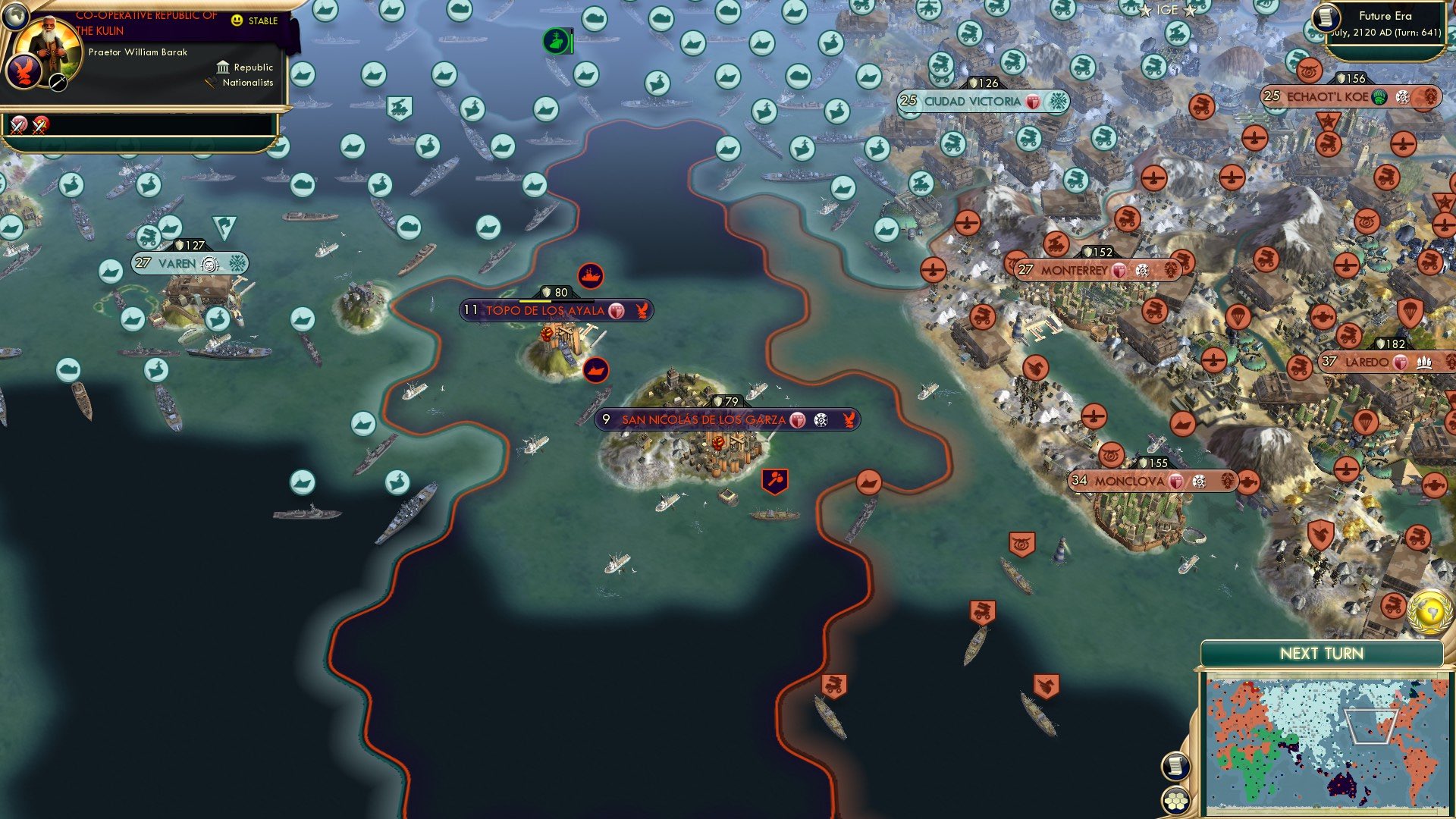 CBR In-Game Screenshot of Remember the Kulin - Rio Grande war?