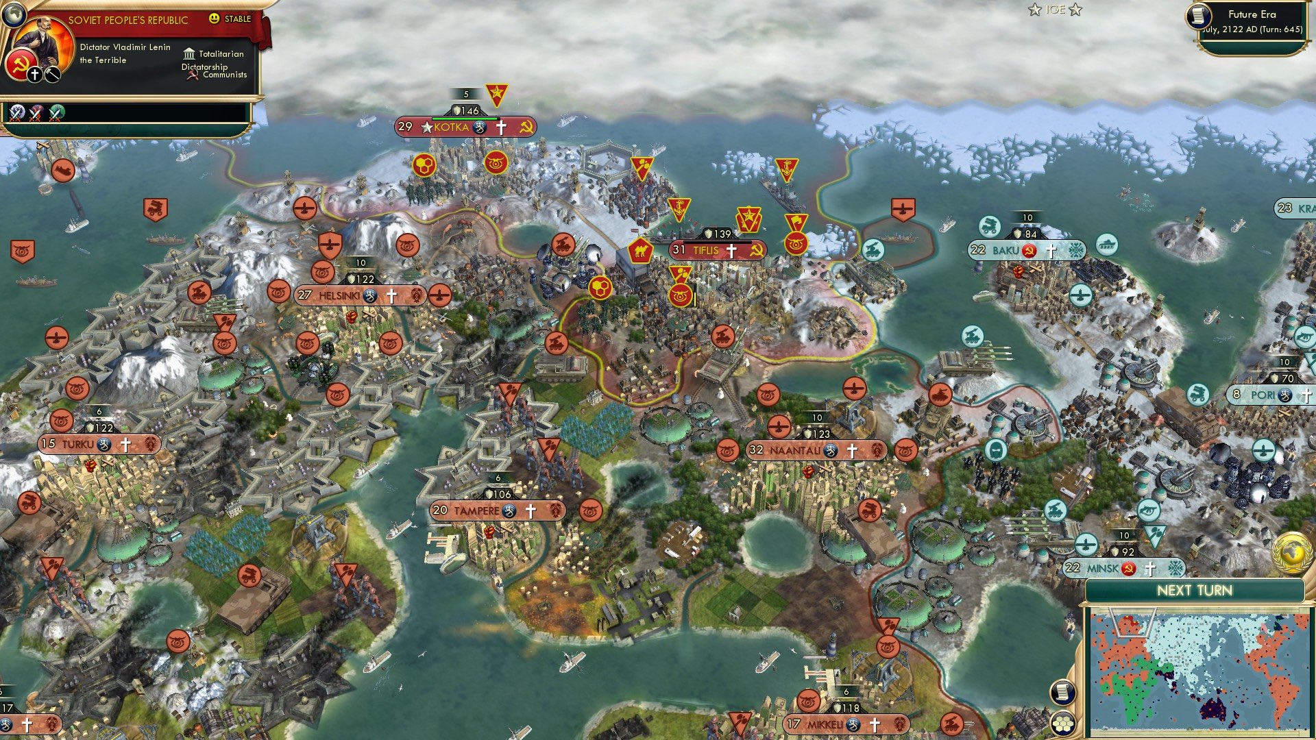 CBR In-Game Screenshot of The Frozen North