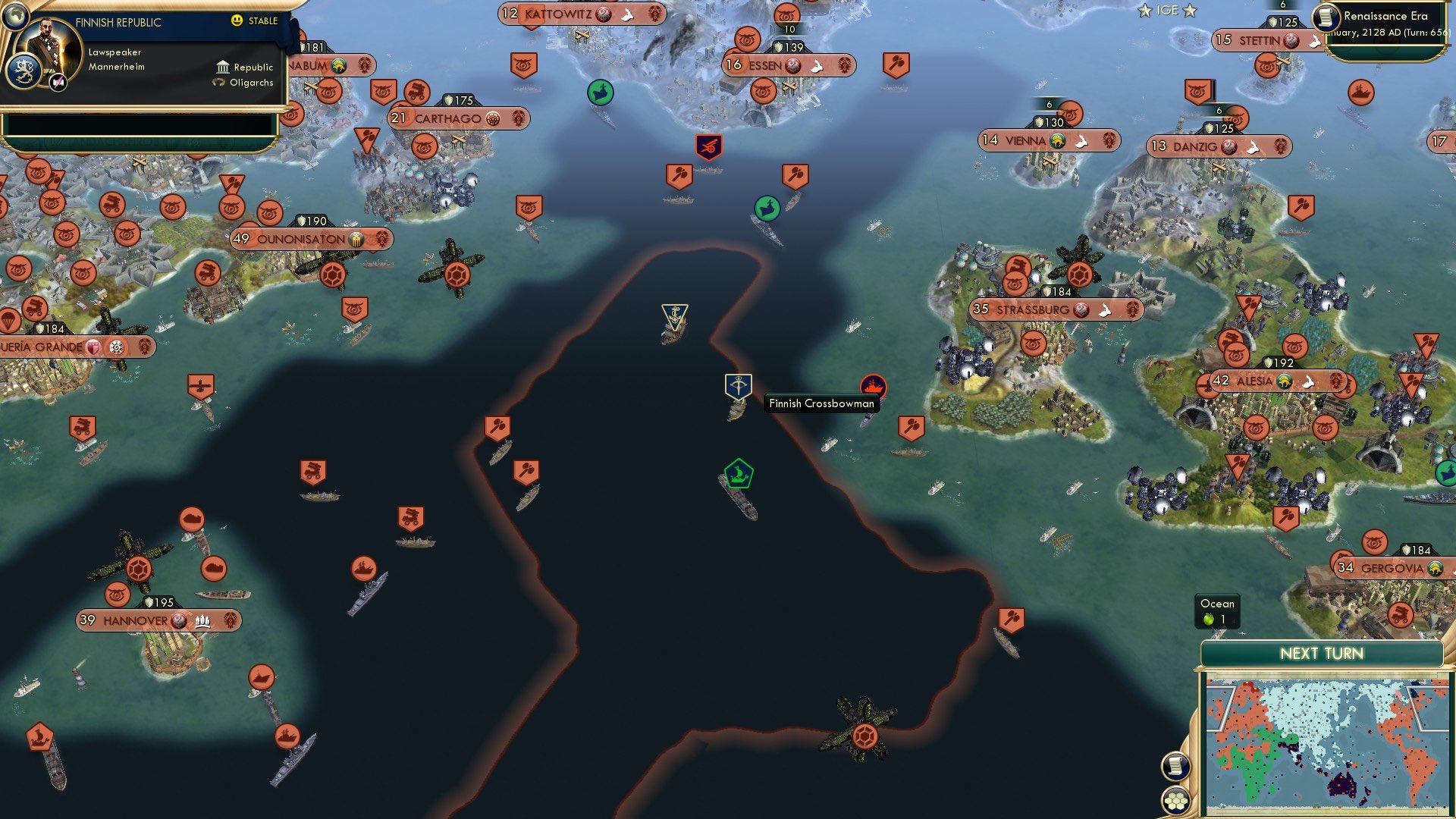 CBR In-Game Screenshot of Open waters
