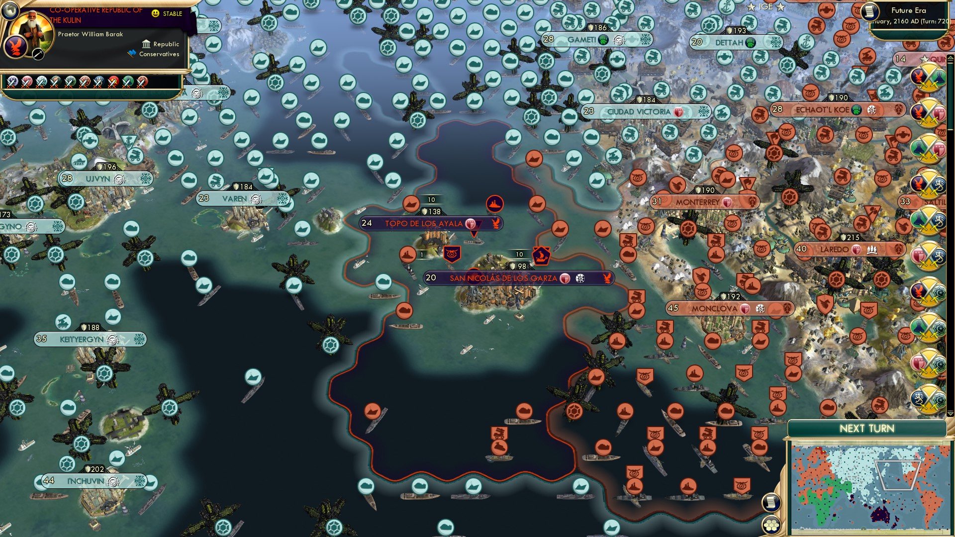 CBR In-Game Screenshot of Let there be total war!