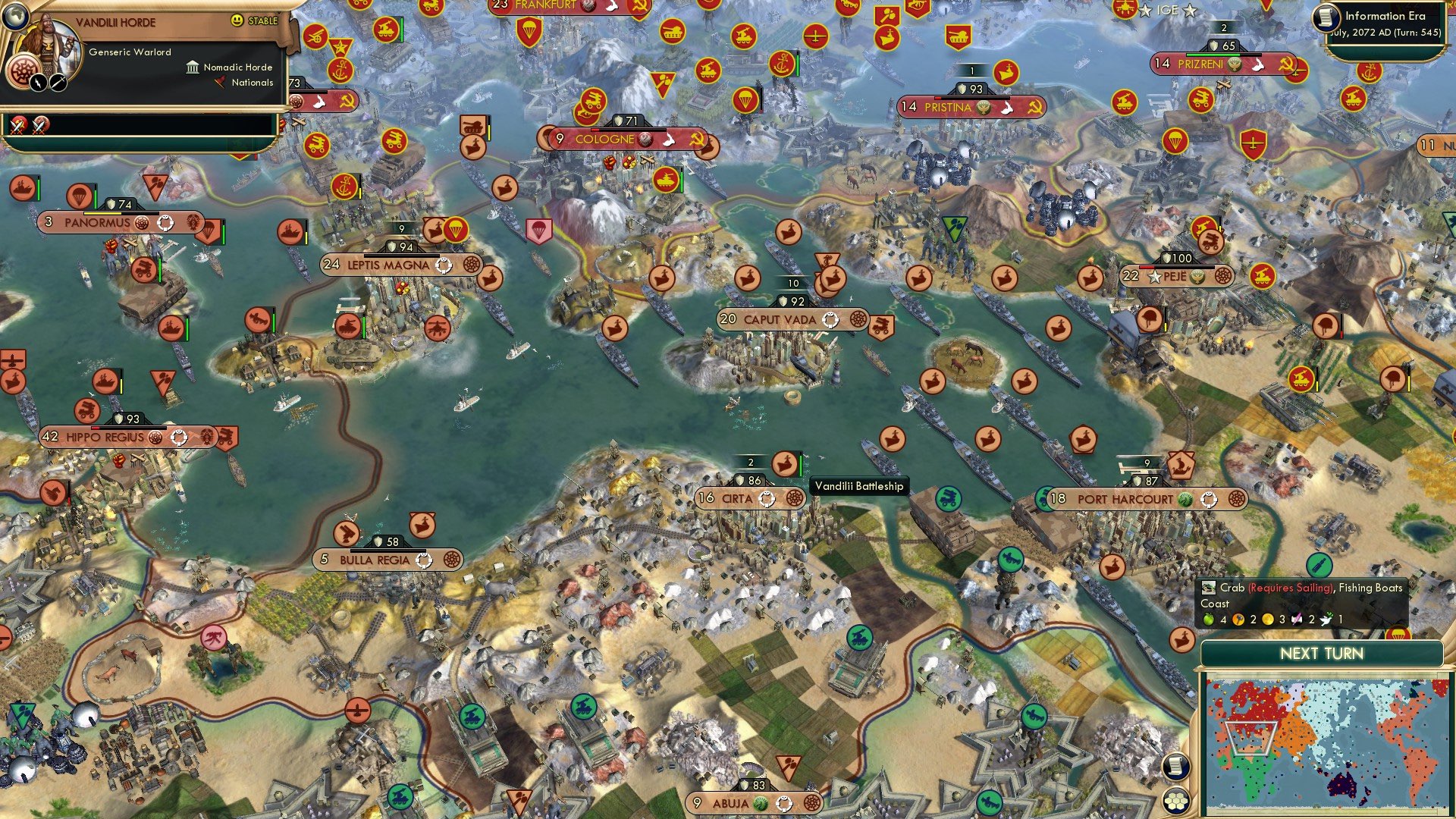 CBR In-Game Screenshot of “This war was Bulla Shit-ia” - Genseric, probably