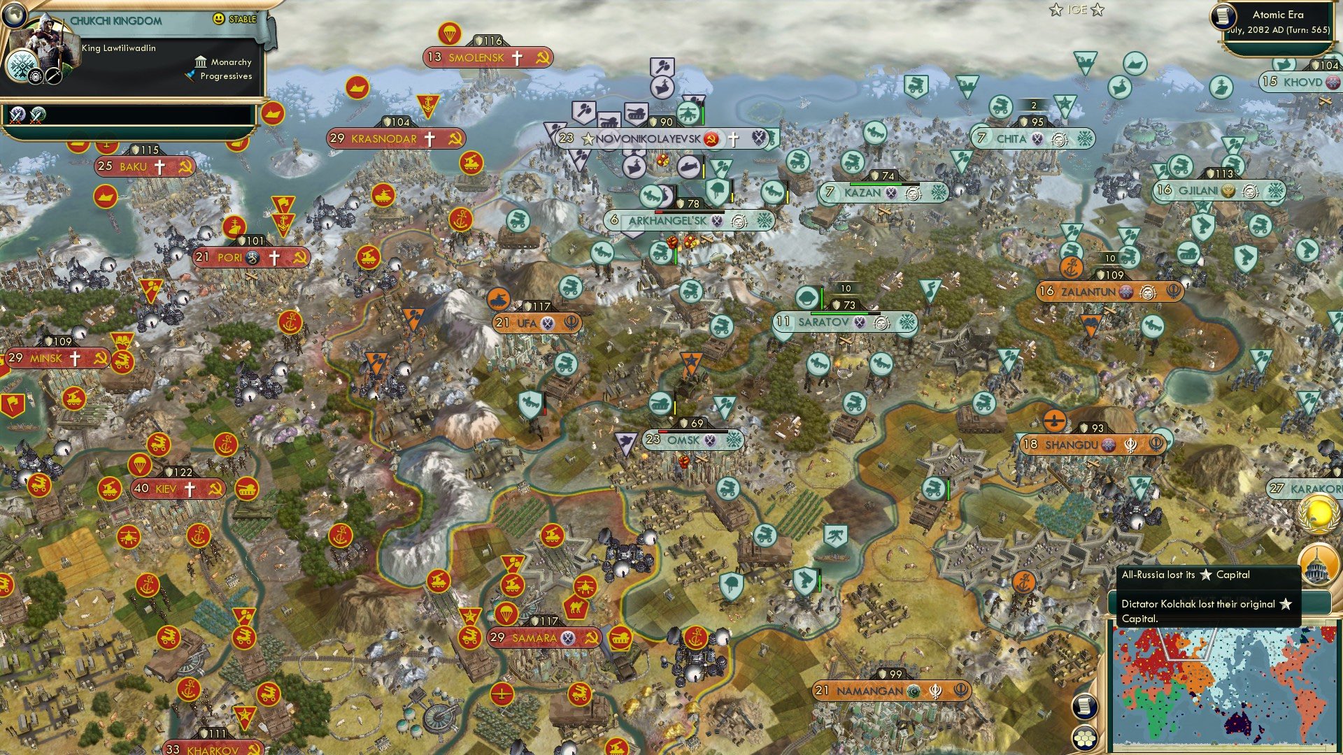 CBR In-Game Screenshot of When Hell Freezes Over.