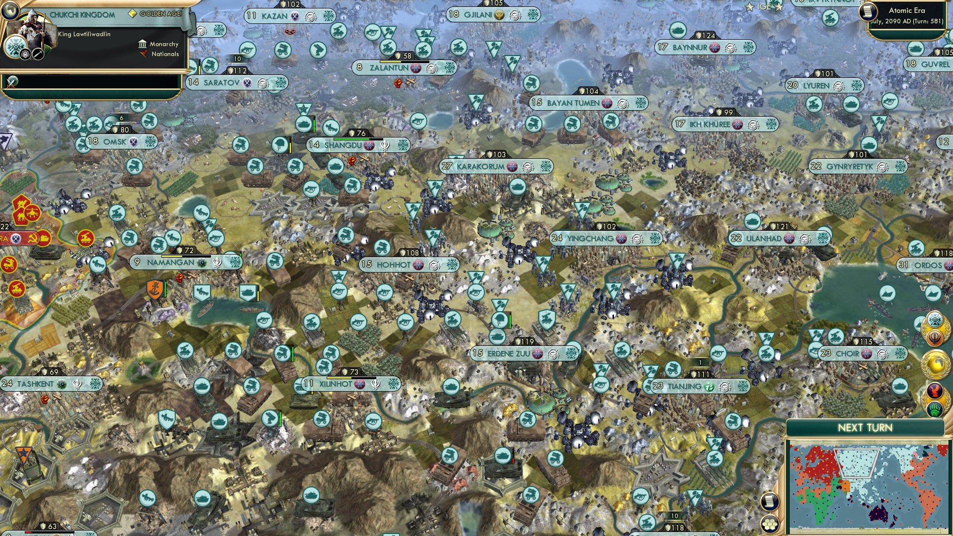 CBR In-Game Screenshot of To the Victor...