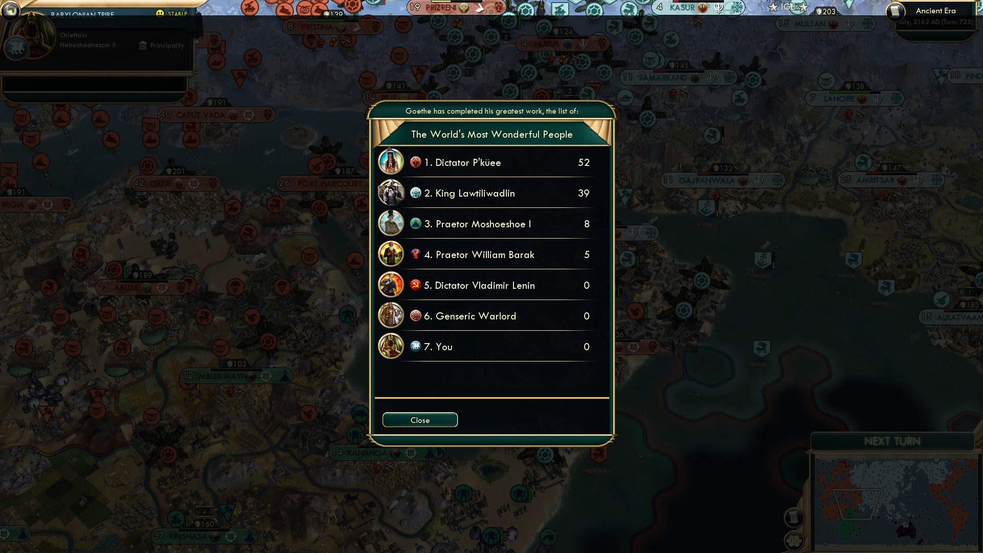 CBR In-Game Screenshot of The most wonderful time of the year