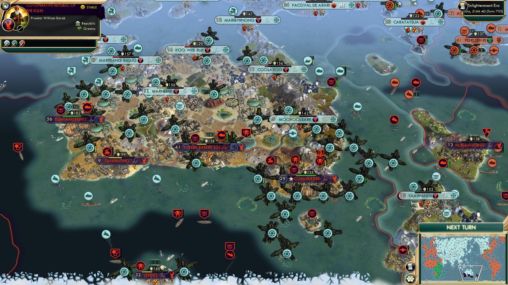 CBR In-Game Screenshot of Black and Yellow (and Green)