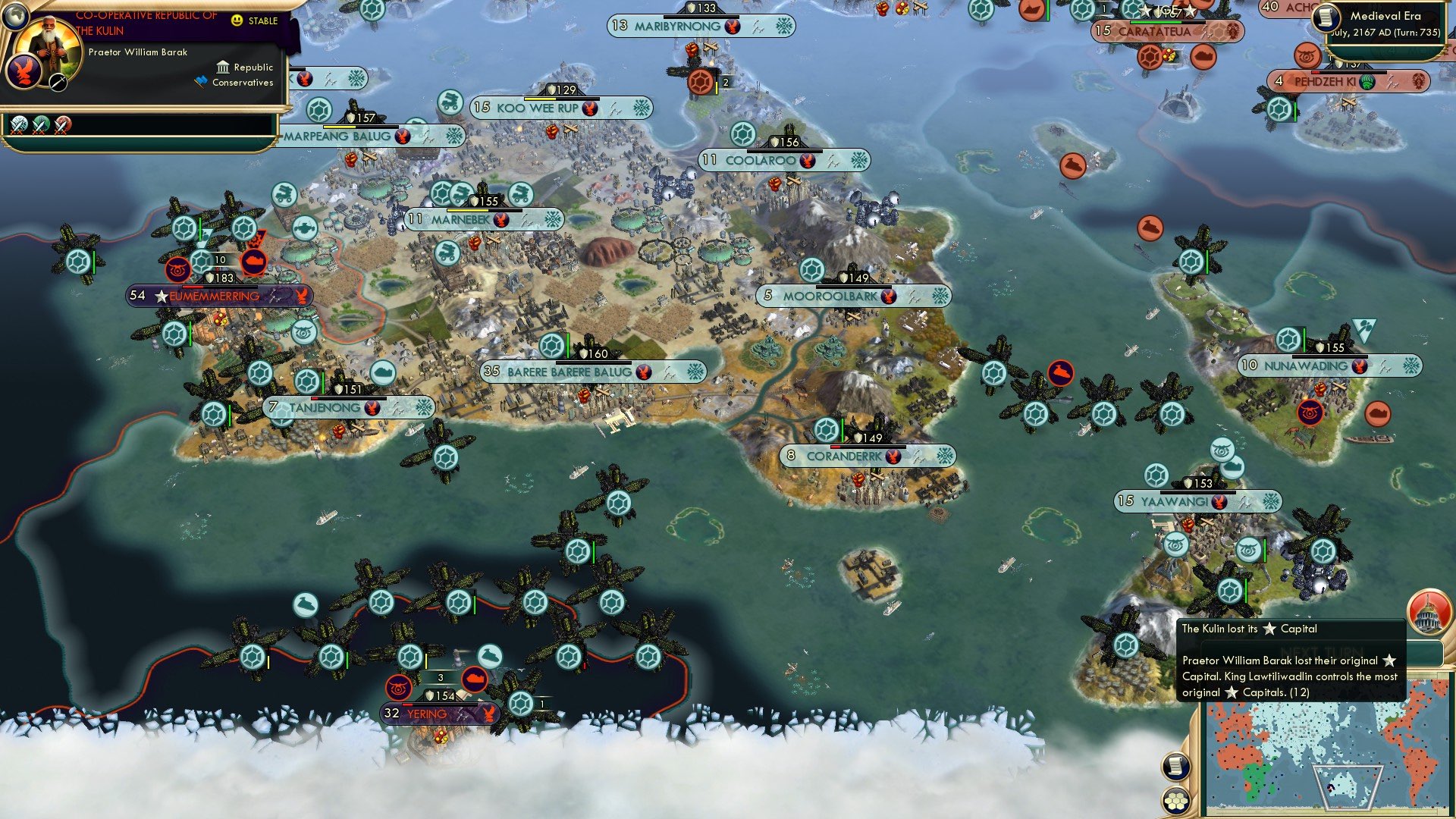 CBR In-Game Screenshot of Land down under the boot of Lawtiliwadlin