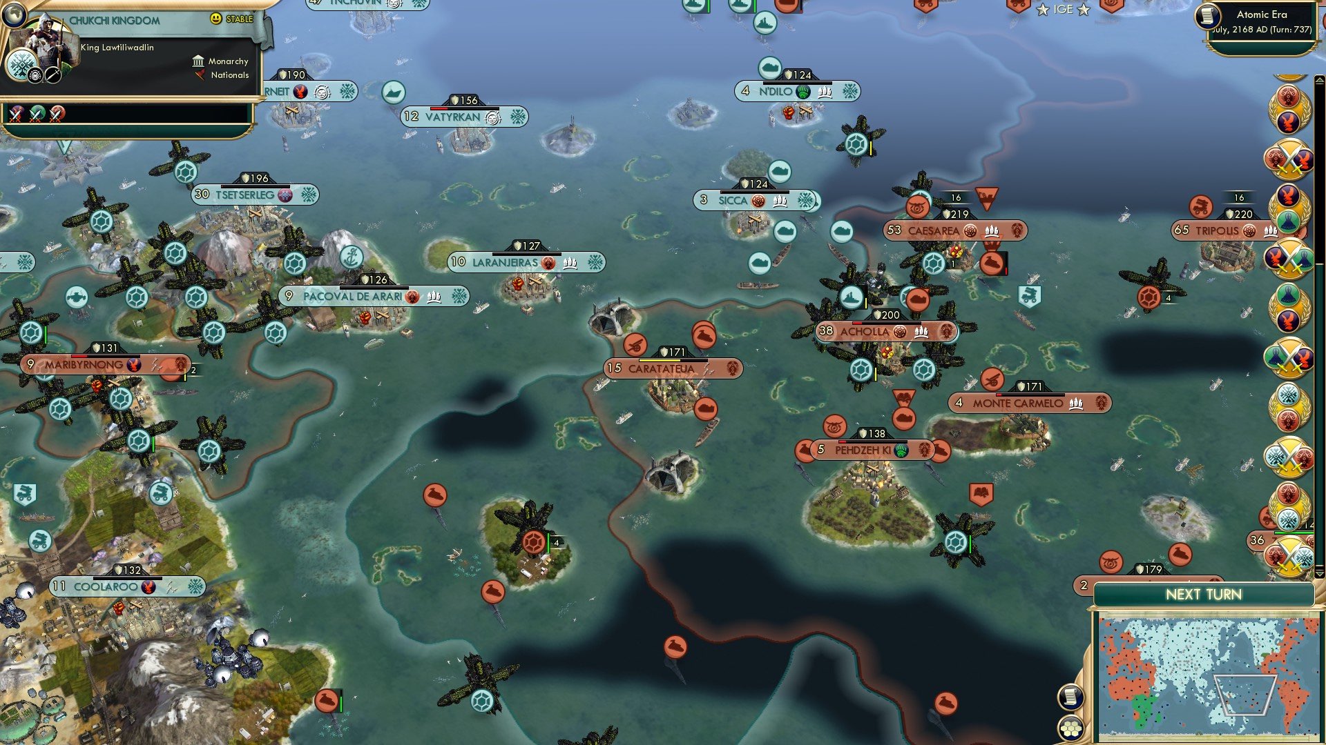 CBR In-Game Screenshot of Pacific Pushing