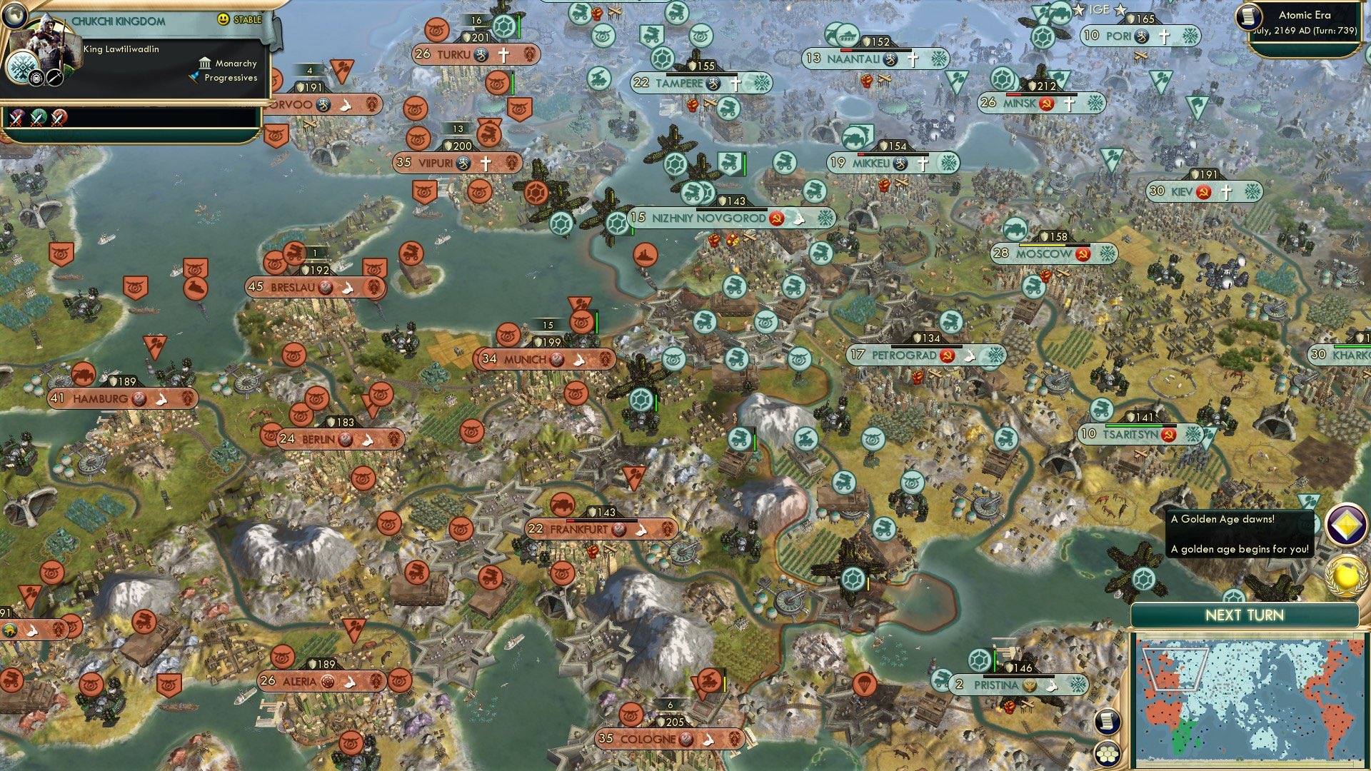 CBR In-Game Screenshot of All quiet on the eastern front