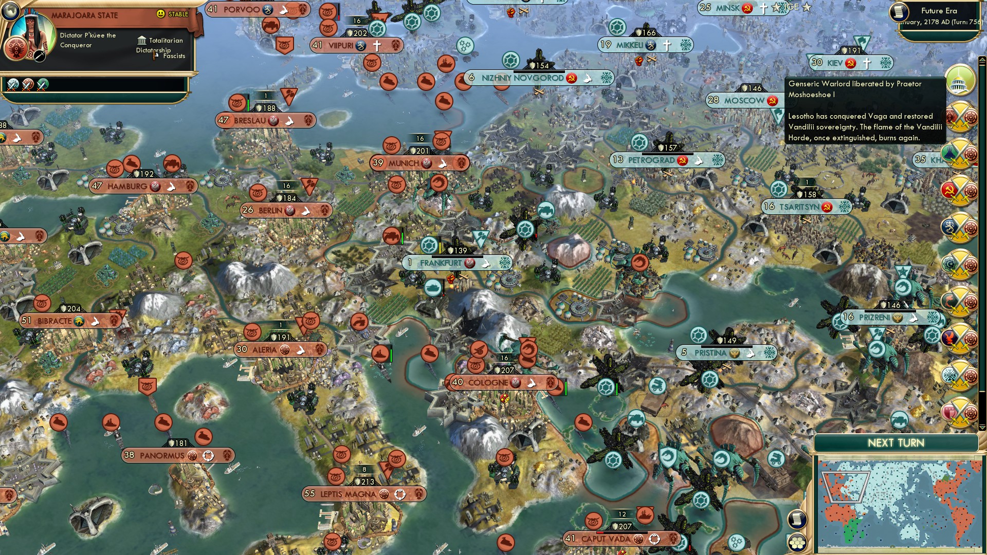 CBR In-Game Screenshot of Frankfurter free-for-all