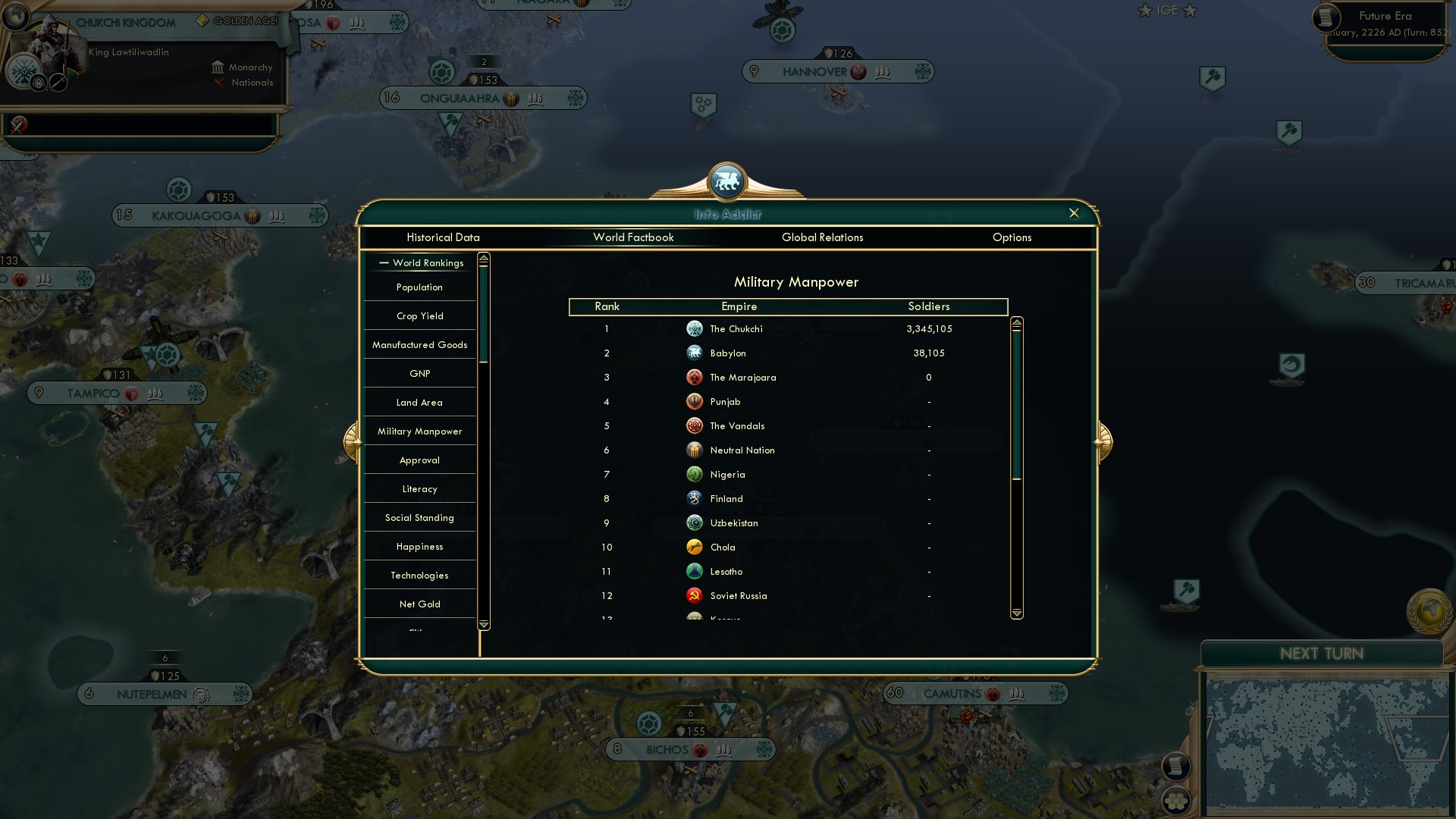 CBR In-Game Screenshot of For Context, That’s Three Times Bigger than the US Army